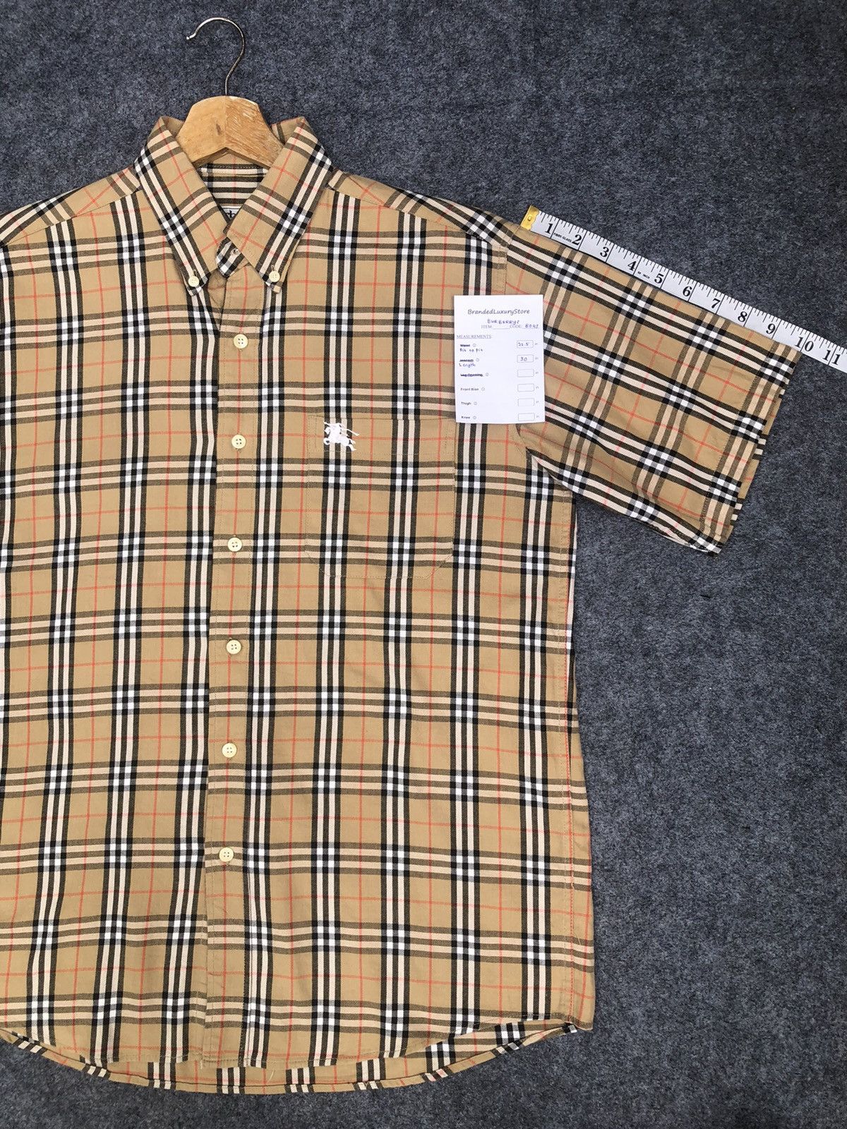 Burberry Rare🔥Vintage Burberrys Nova Check Button Up Shirt Size US M / EU 48-50 / 2 - 11 Thumbnail