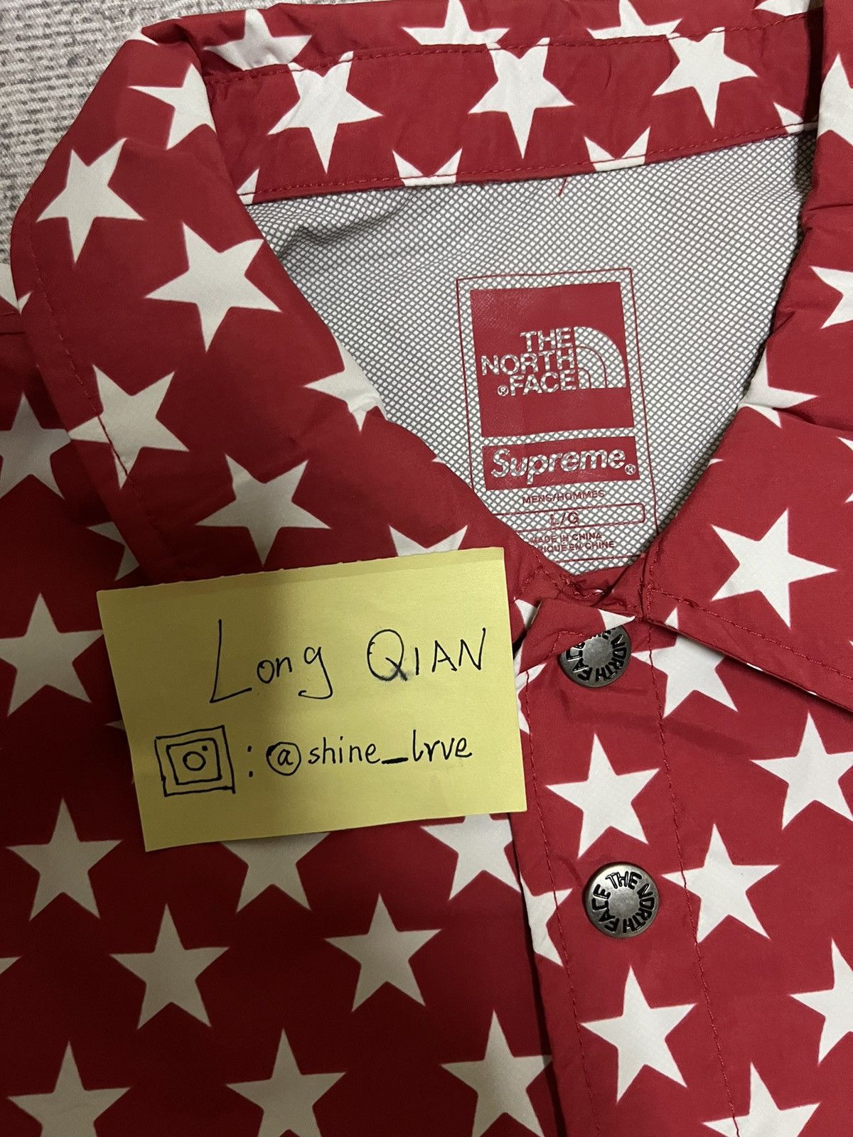 Supreme × The North Face Supreme tnf the north face 15ss red star stars coach jacket Size US L / EU 52-54 / 3 - 4 Thumbnail
