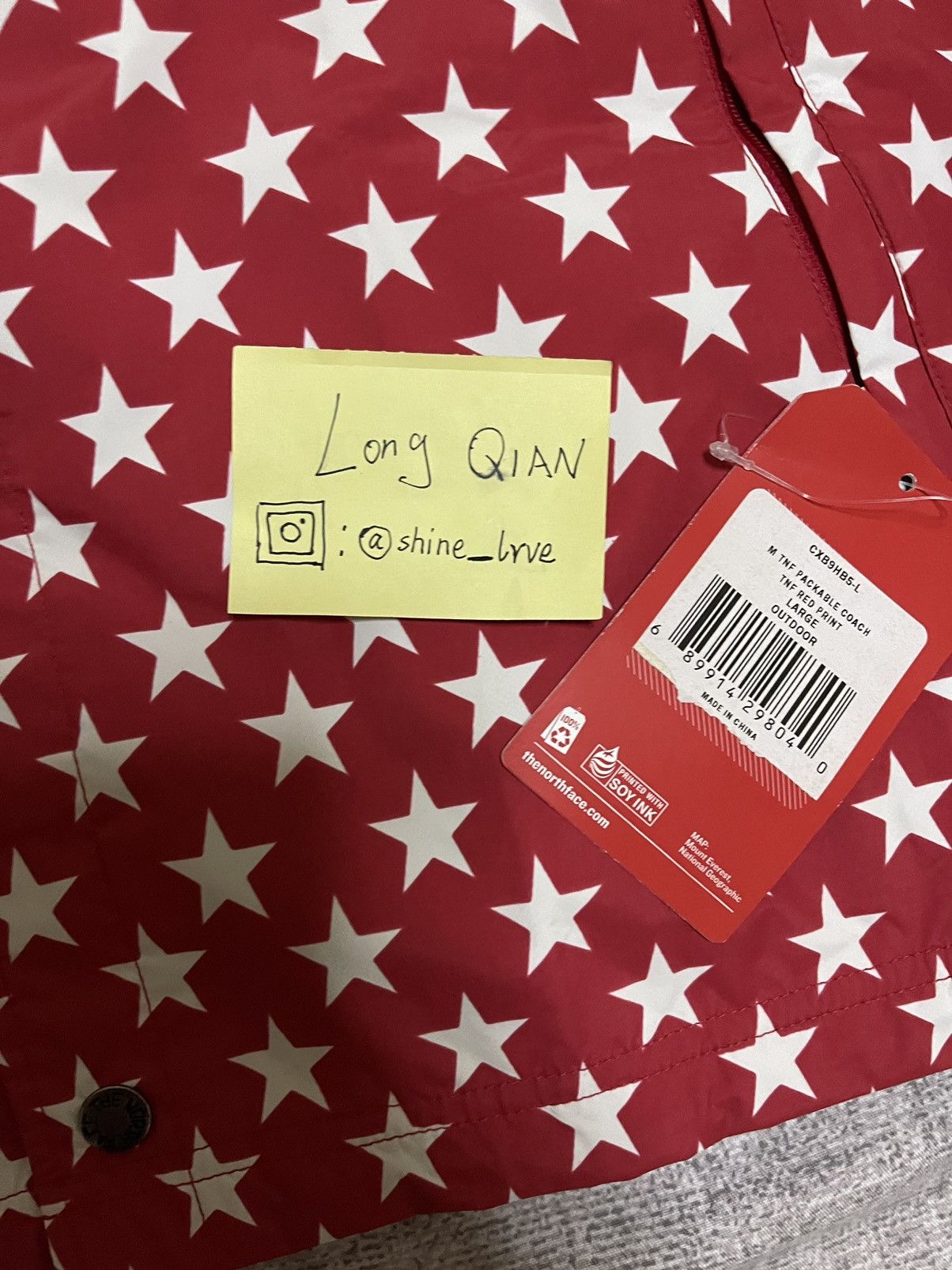 Supreme × The North Face Supreme tnf the north face 15ss red star stars coach jacket Size US L / EU 52-54 / 3 - 5 Thumbnail