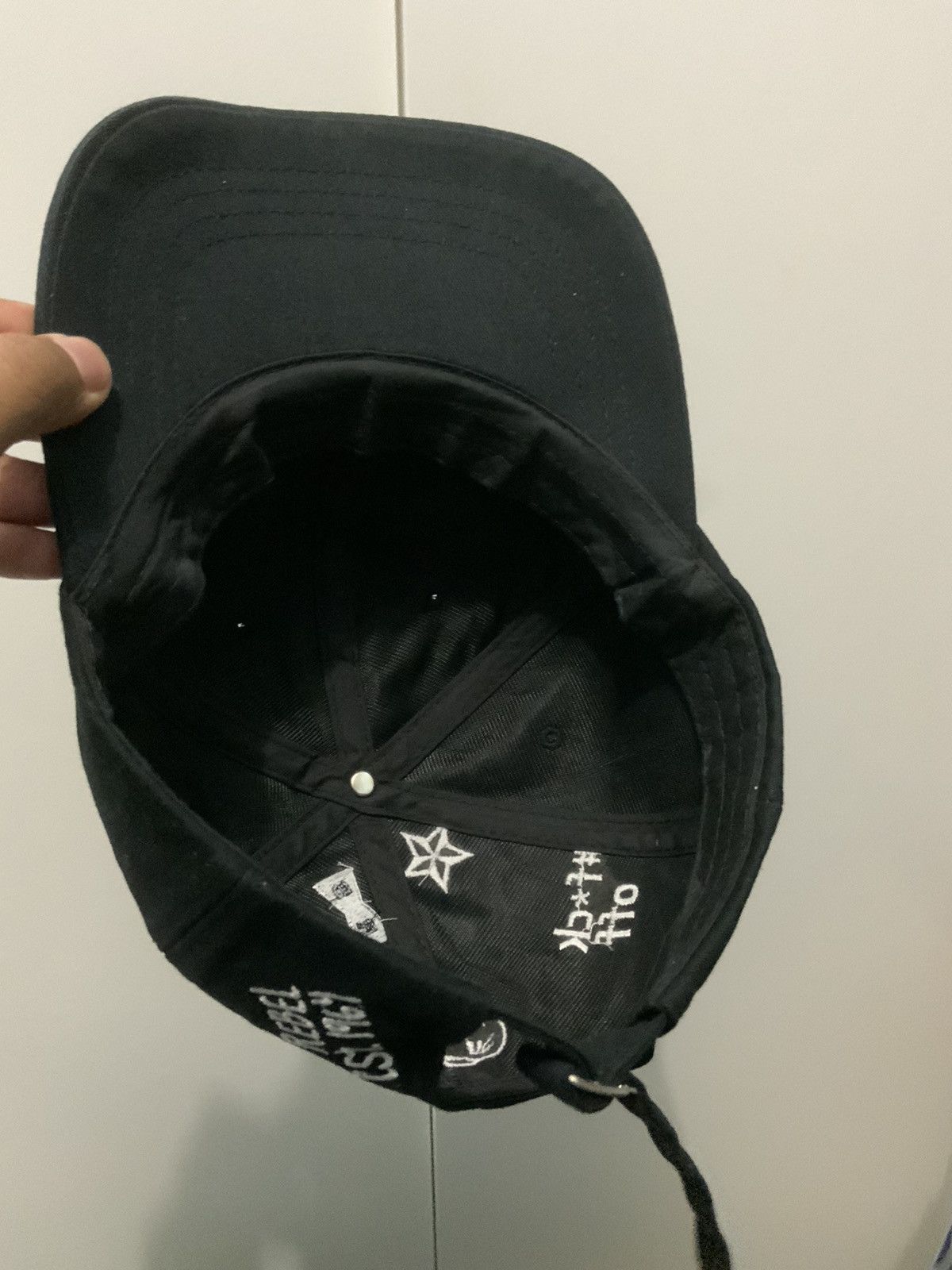 Japanese Brand Black Rebel Fuck off Archive Hat Size ONE SIZE - 11 Thumbnail