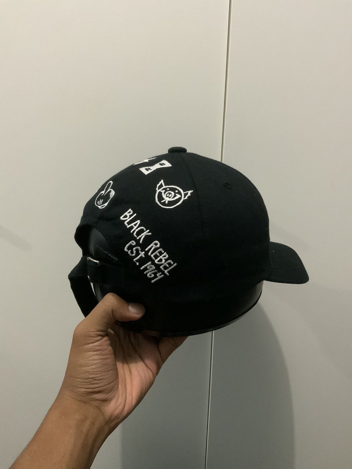 Japanese Brand Black Rebel Fuck off Archive Hat Size ONE SIZE - 3 Thumbnail