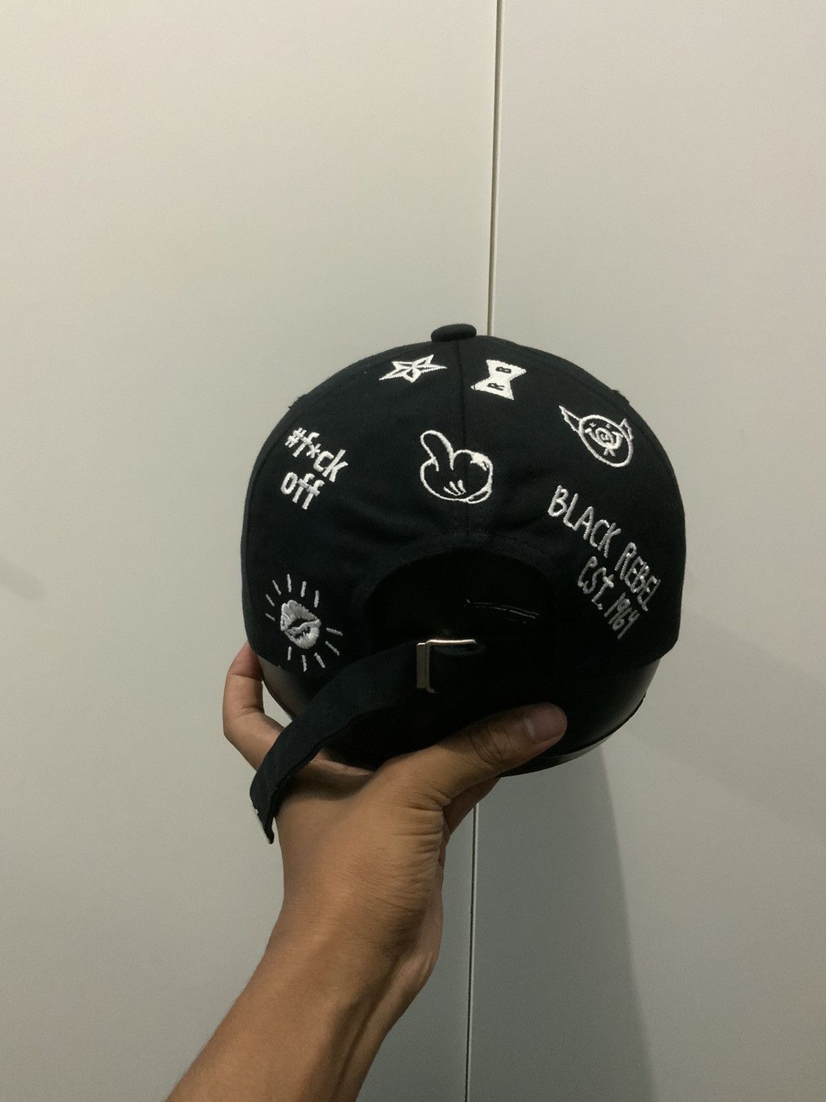 Japanese Brand Black Rebel Fuck off Archive Hat Size ONE SIZE - 1 Thumbnail