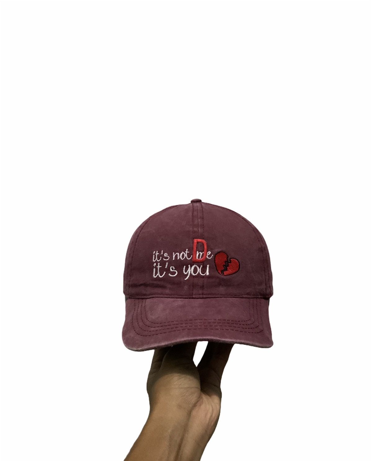 If Six Was Nine Its not me Its you Maroon Hat Size ONE SIZE - 1 Thumbnail