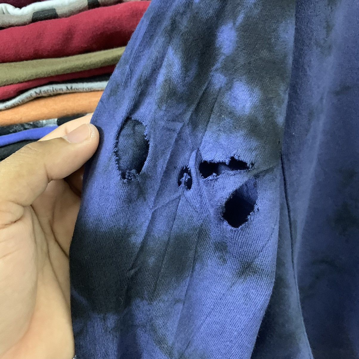 10 Deep 10 DEEP TIE DYE DISTRESS TEE Size US XXL / EU 58 / 5 - 4 Thumbnail