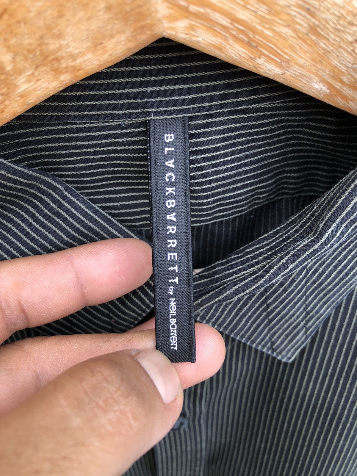Black Barrett Rare🔥Blackbarrett by Neil Barrett Fashion Designer Shirt Size US M / EU 48-50 / 2 - 6 Thumbnail
