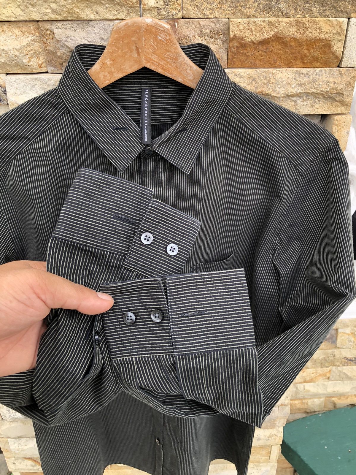 Black Barrett Rare🔥Blackbarrett by Neil Barrett Fashion Designer Shirt Size US M / EU 48-50 / 2 - 8 Thumbnail