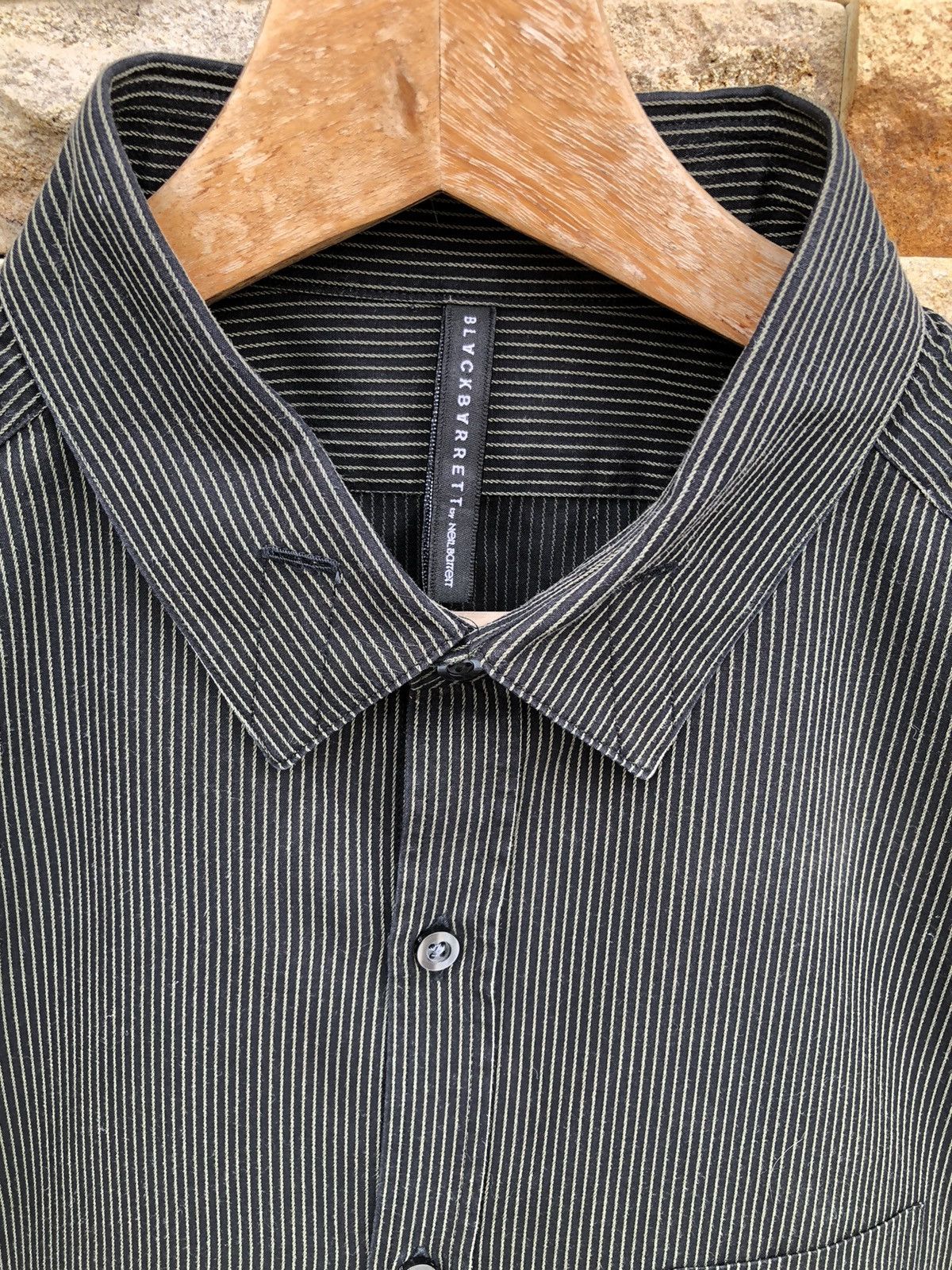 Black Barrett Rare🔥Blackbarrett by Neil Barrett Fashion Designer Shirt Size US M / EU 48-50 / 2 - 3 Thumbnail
