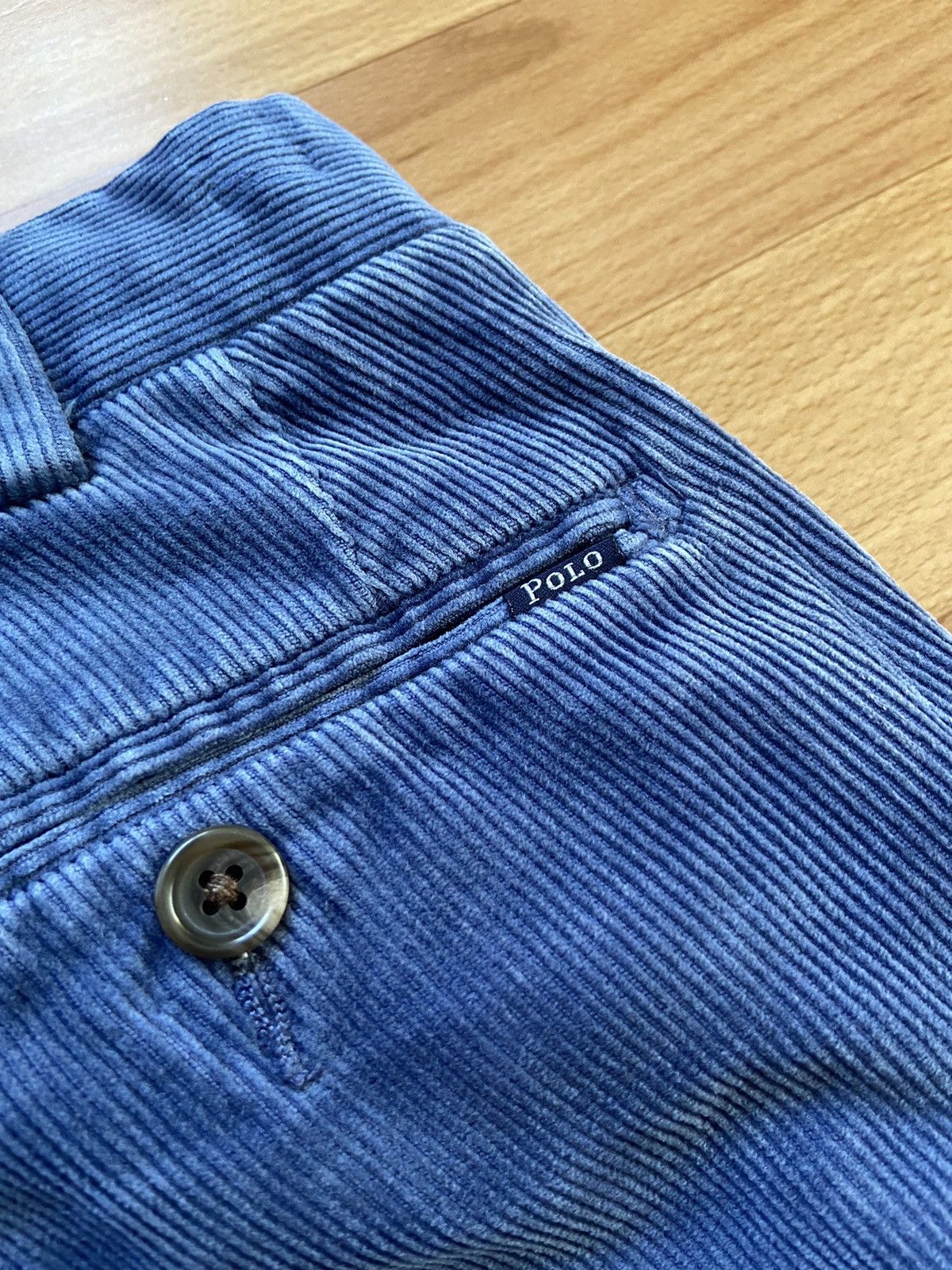 Polo Ralph Lauren Polo Ralph Lauren Velvet Pants Designer Blue Collection Size US 32 / EU 48 - 4 Thumbnail