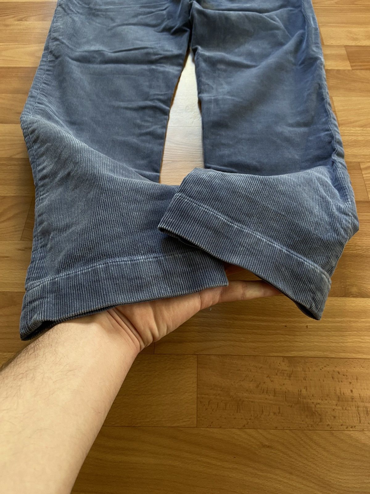 Polo Ralph Lauren Polo Ralph Lauren Velvet Pants Designer Blue Collection Size US 32 / EU 48 - 7 Thumbnail