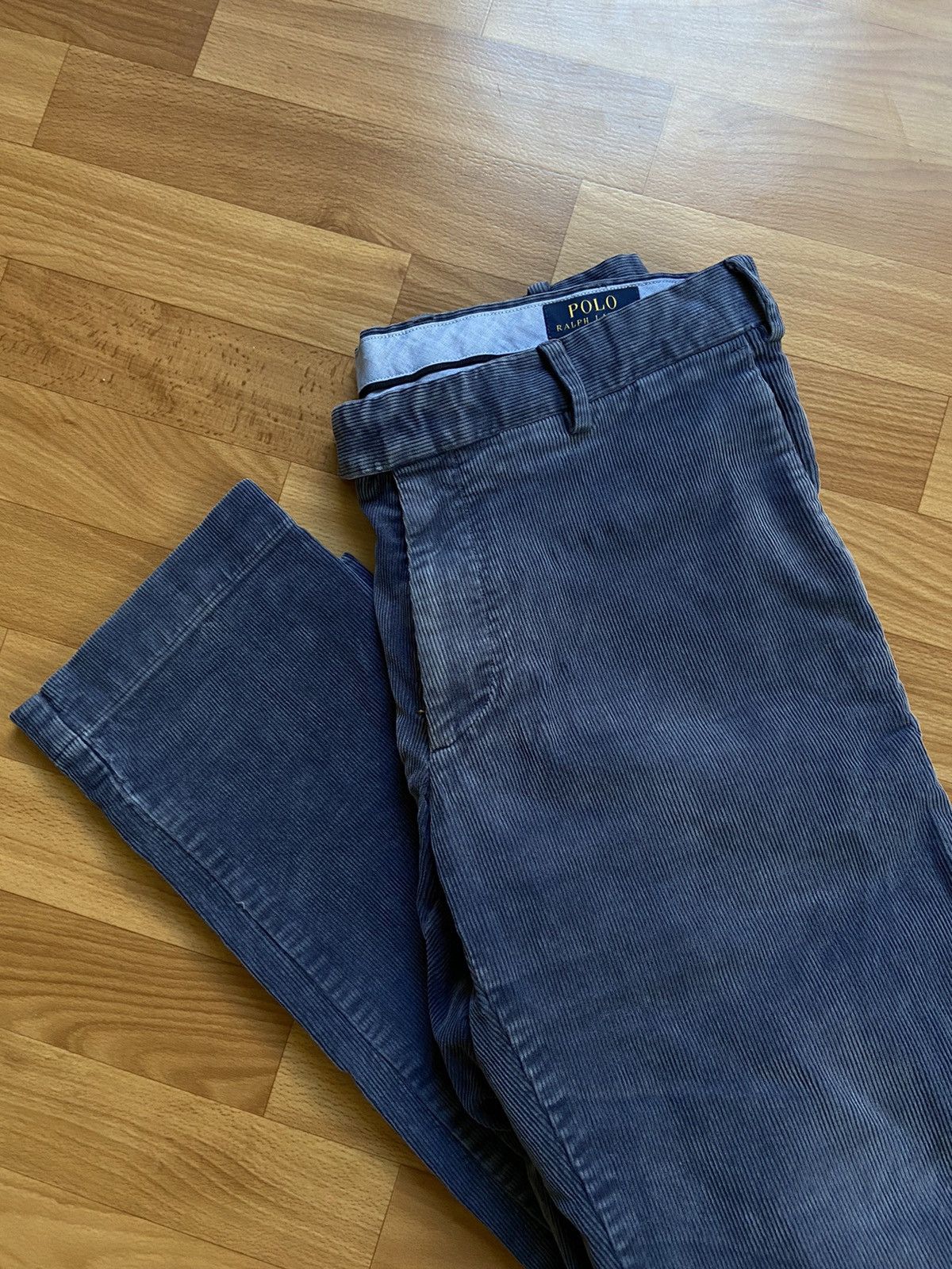 Polo Ralph Lauren Polo Ralph Lauren Velvet Pants Designer Blue Collection Size US 32 / EU 48 - 11 Thumbnail
