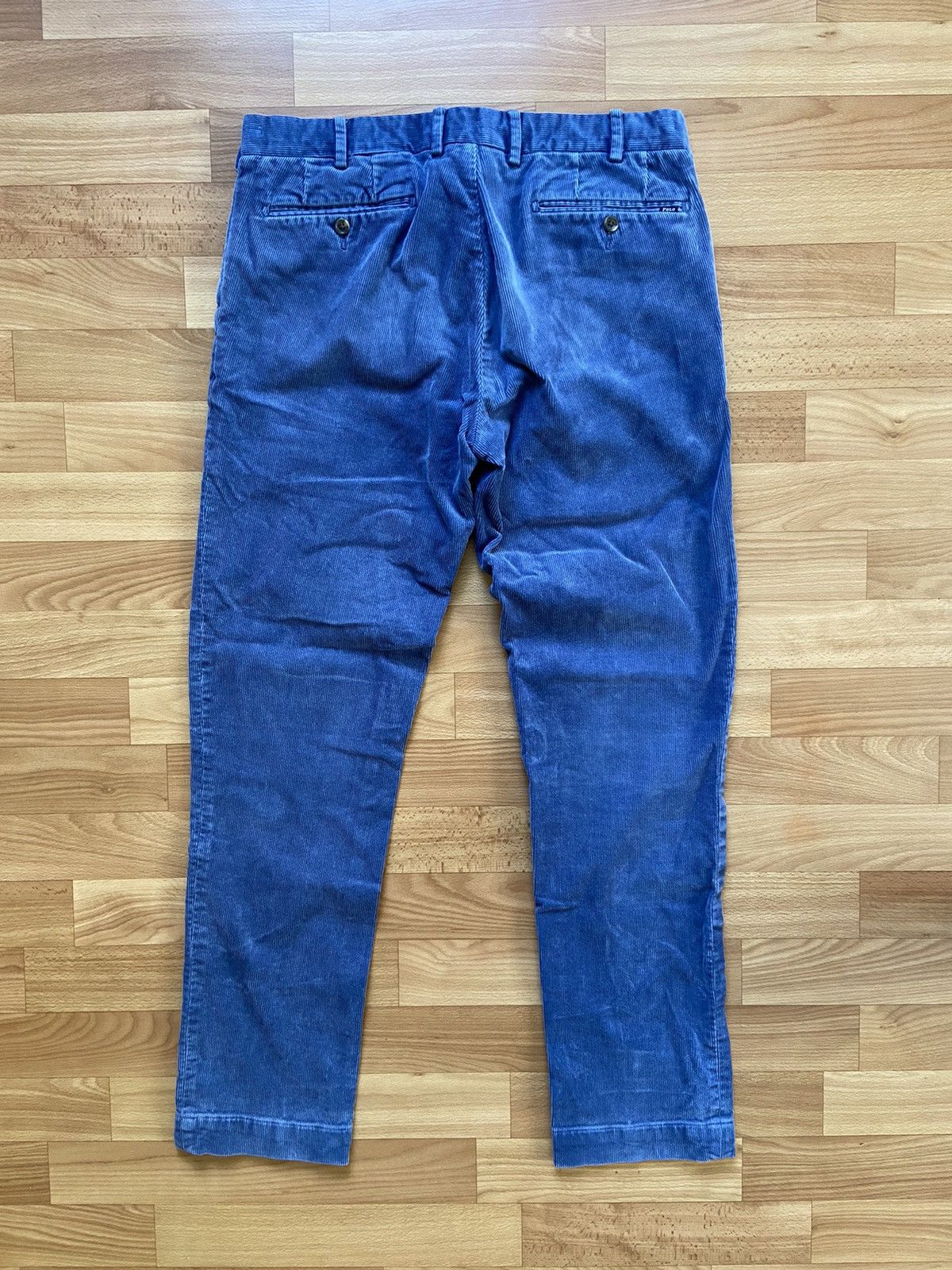 Polo Ralph Lauren Polo Ralph Lauren Velvet Pants Designer Blue Collection Size US 32 / EU 48 - 2 Thumbnail