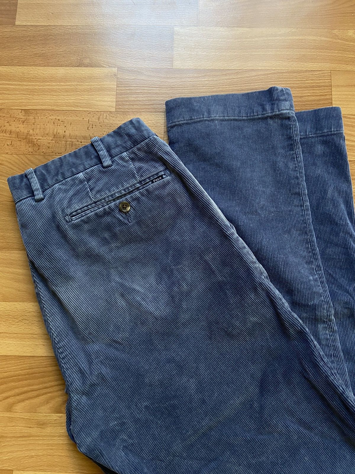 Polo Ralph Lauren Polo Ralph Lauren Velvet Pants Designer Blue Collection Size US 32 / EU 48 - 1 Thumbnail