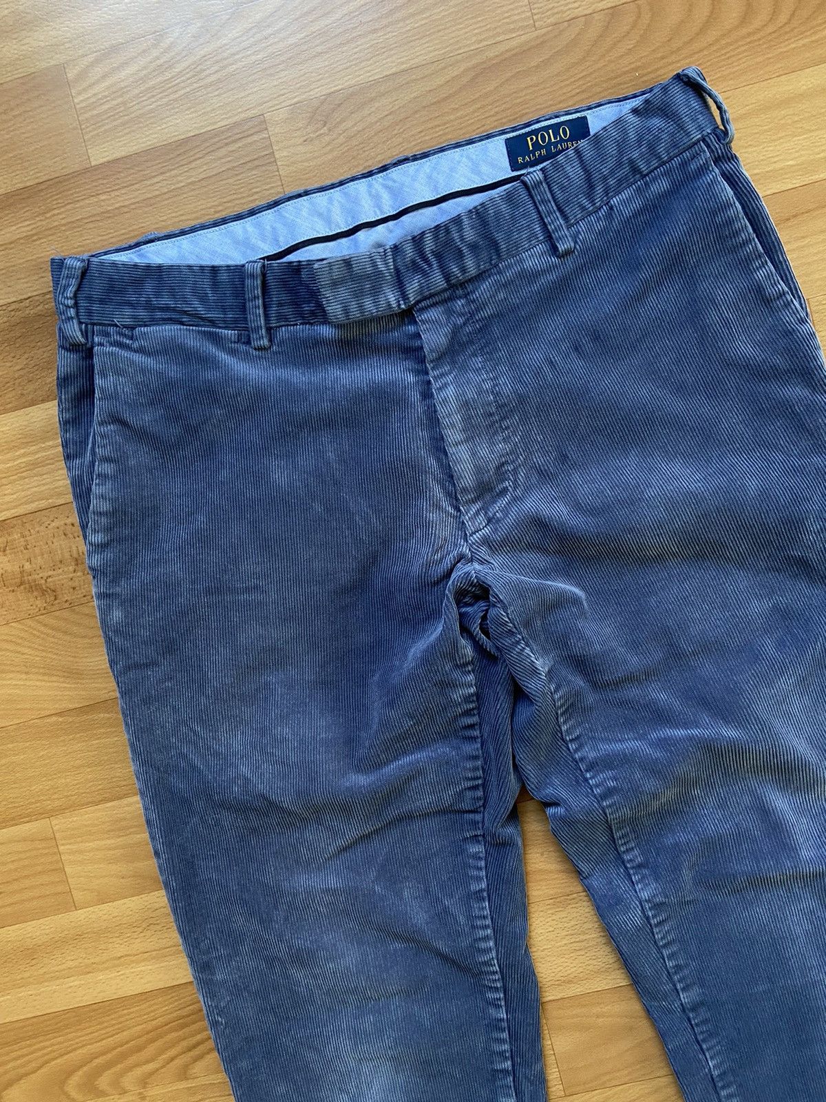 Polo Ralph Lauren Polo Ralph Lauren Velvet Pants Designer Blue Collection Size US 32 / EU 48 - 9 Thumbnail