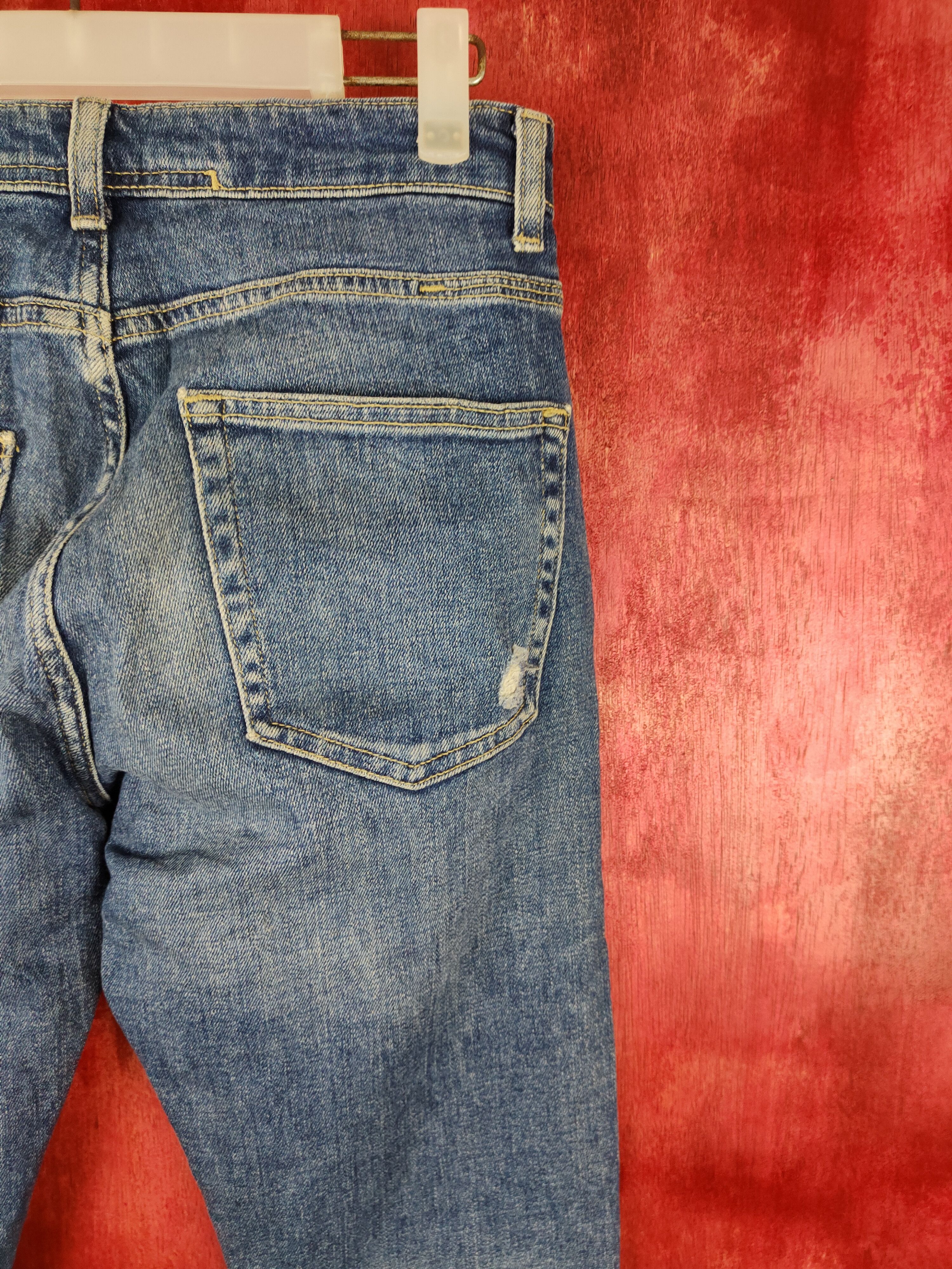 Japanese Brand Inditex ® Blue Ripped Distressed Denim Pants #S514 Size US 27 - 10 Thumbnail