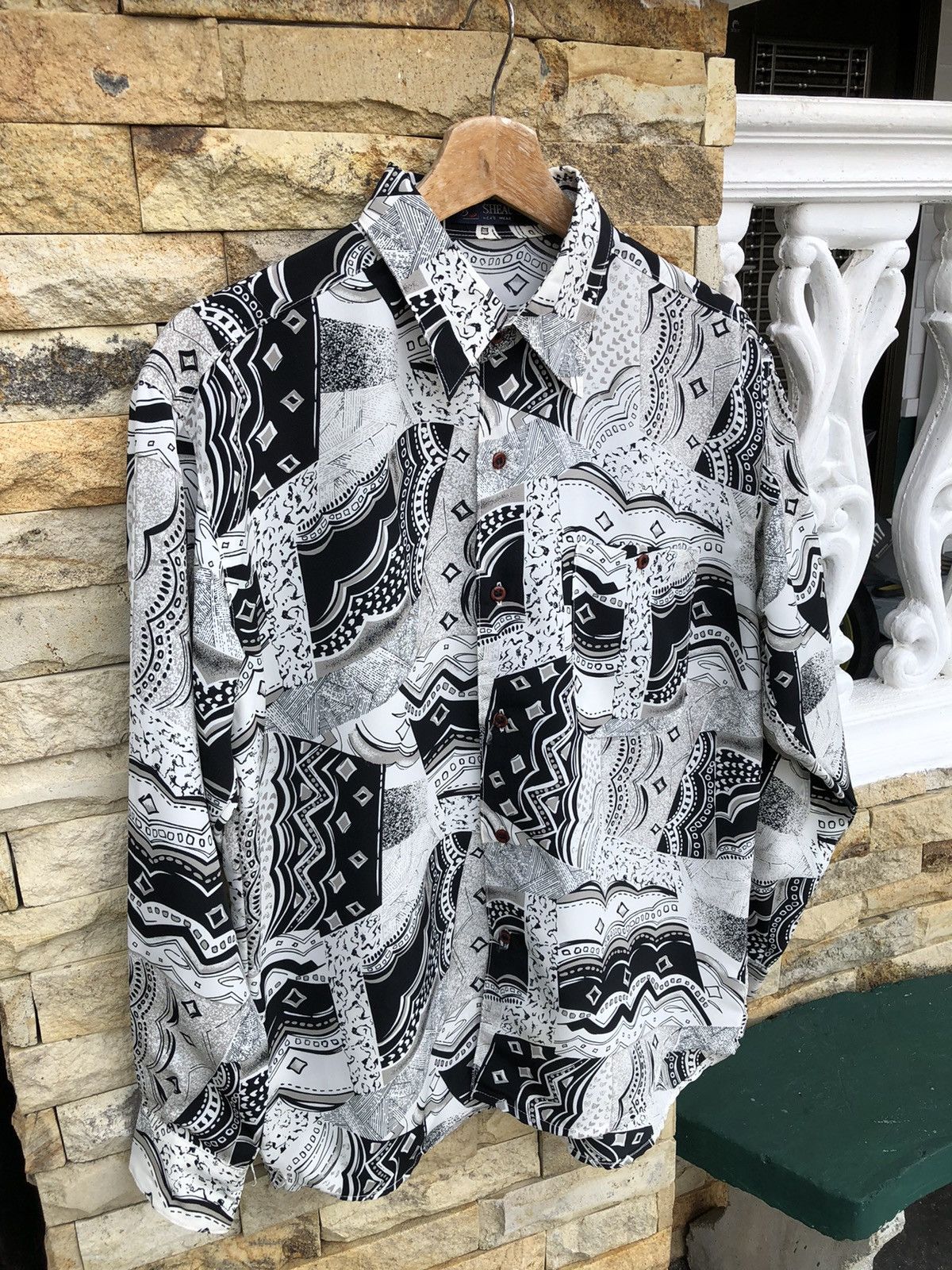 Japanese Brand Last Drop🔥Rare🔥Vintage Japanese Silk Shirt Button up Size US L / EU 52-54 / 3 - 2 Thumbnail