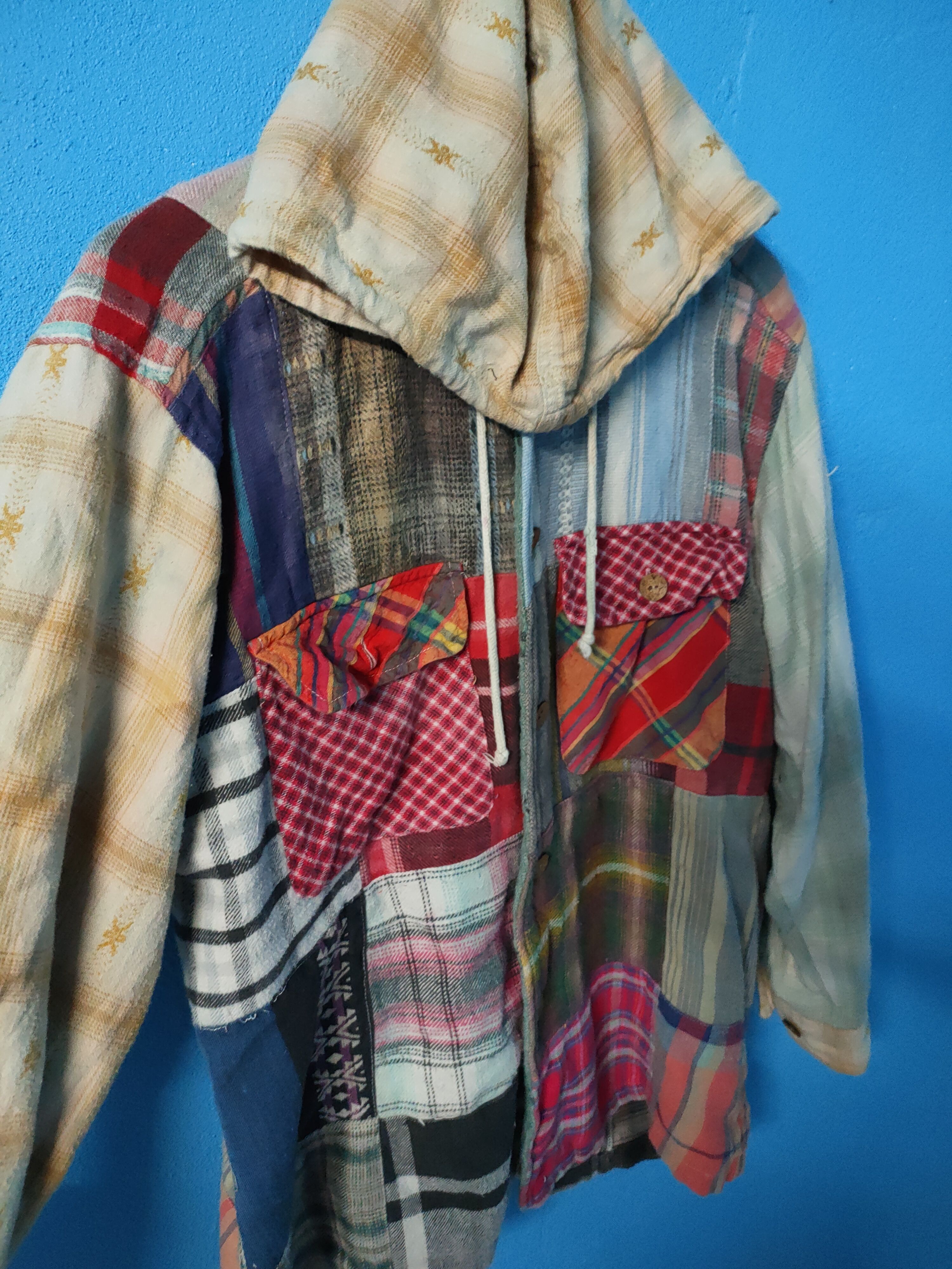 Japanese Brand vintage patchwork japanese brand hoodies jacket sweater Size US M / EU 48-50 / 2 - 4 Thumbnail