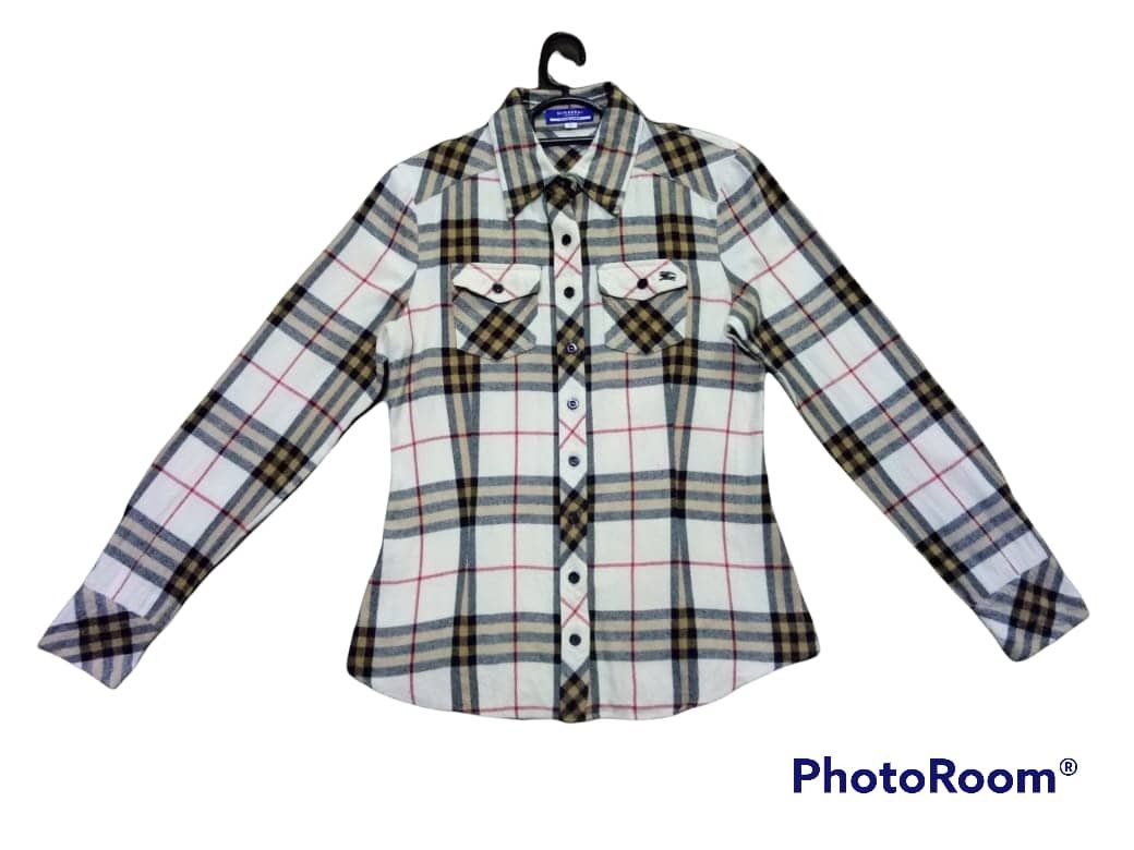 Burberry Vintage Burberry Nova Check Shirts Button Up Size S / US 4 / IT 40 - 1 Thumbnail