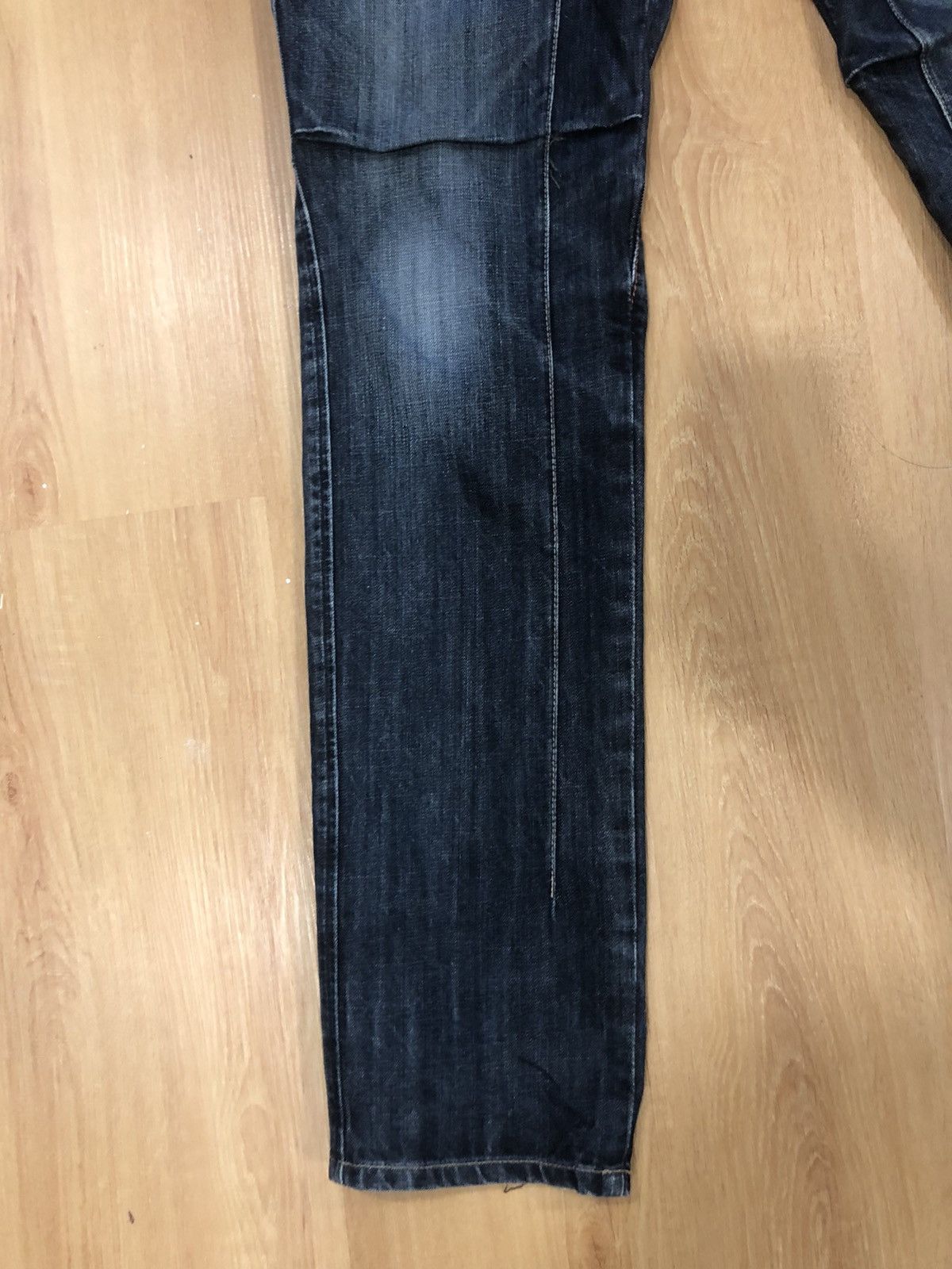 PPFM PPFM Distressed Denim Buckle Back Punk Style Size US 31 - 6 Thumbnail