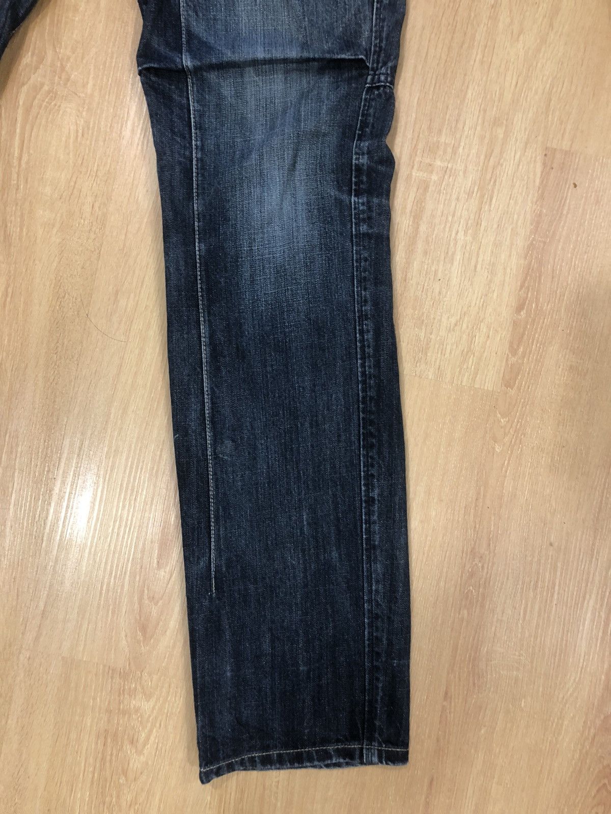 PPFM PPFM Distressed Denim Buckle Back Punk Style Size US 31 - 7 Thumbnail