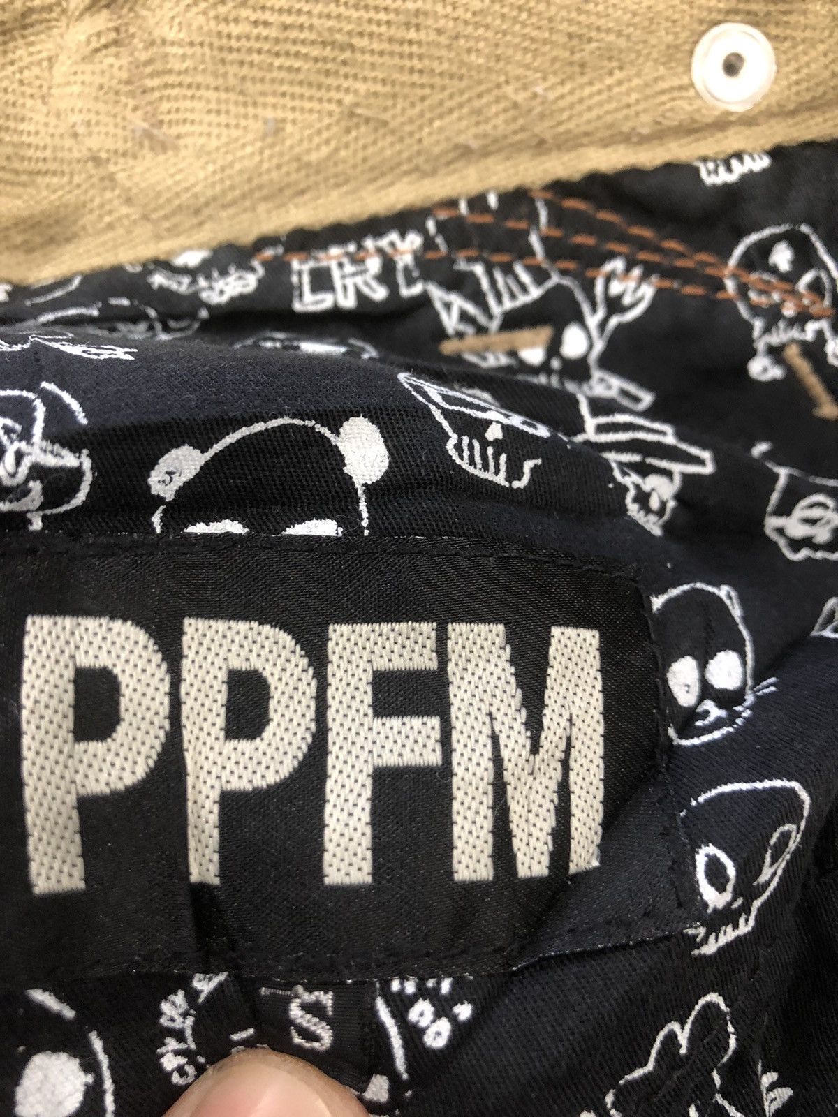 PPFM PPFM Distressed Denim Buckle Back Punk Style Size US 31 - 13 Thumbnail