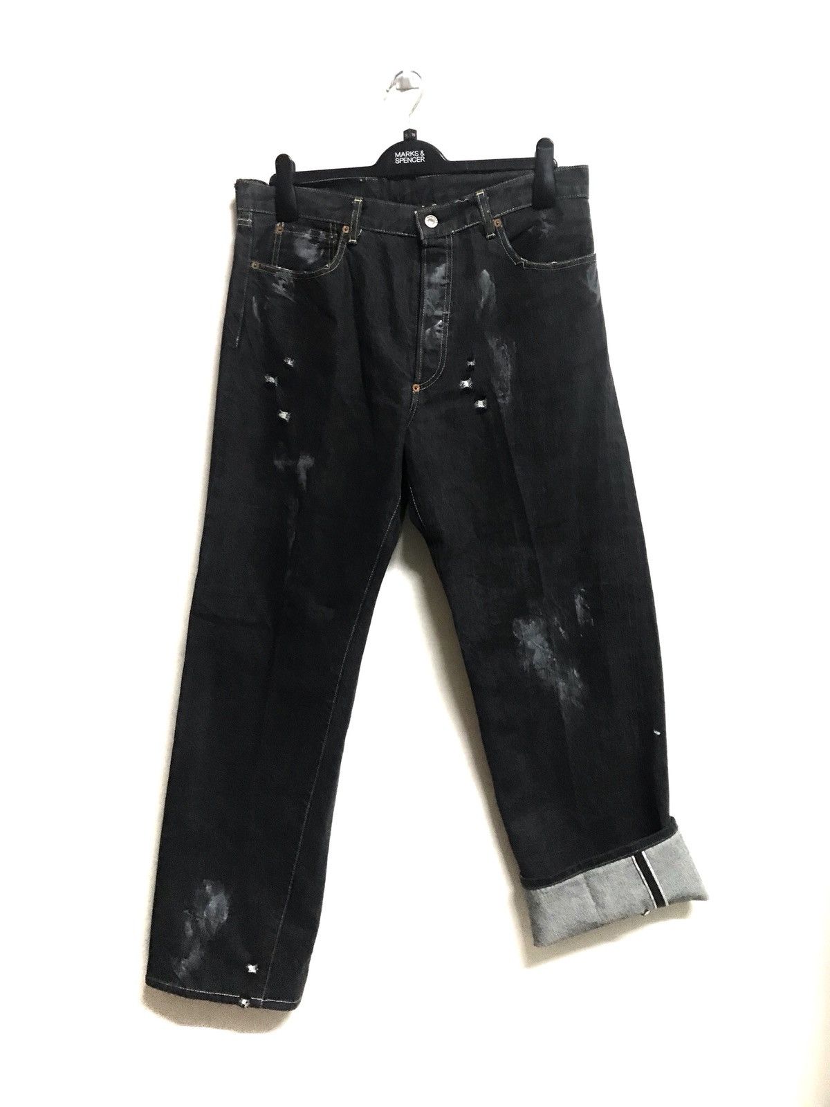Japanese Brand SELVEDGE DENIM JAPANESE DESIGN BY TR’ COMPO RARE Size US 34 / EU 50 - 1 Thumbnail