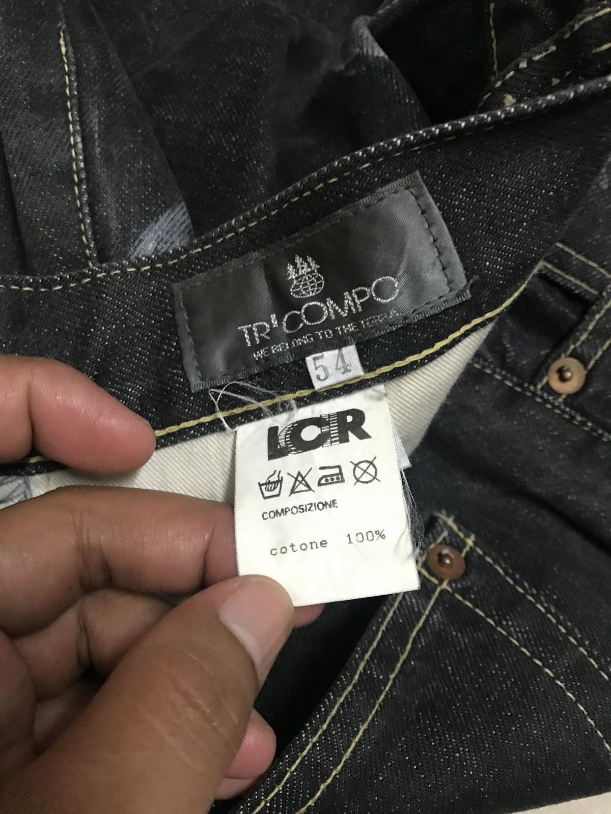 Japanese Brand SELVEDGE DENIM JAPANESE DESIGN BY TR’ COMPO RARE Size US 34 / EU 50 - 4 Thumbnail