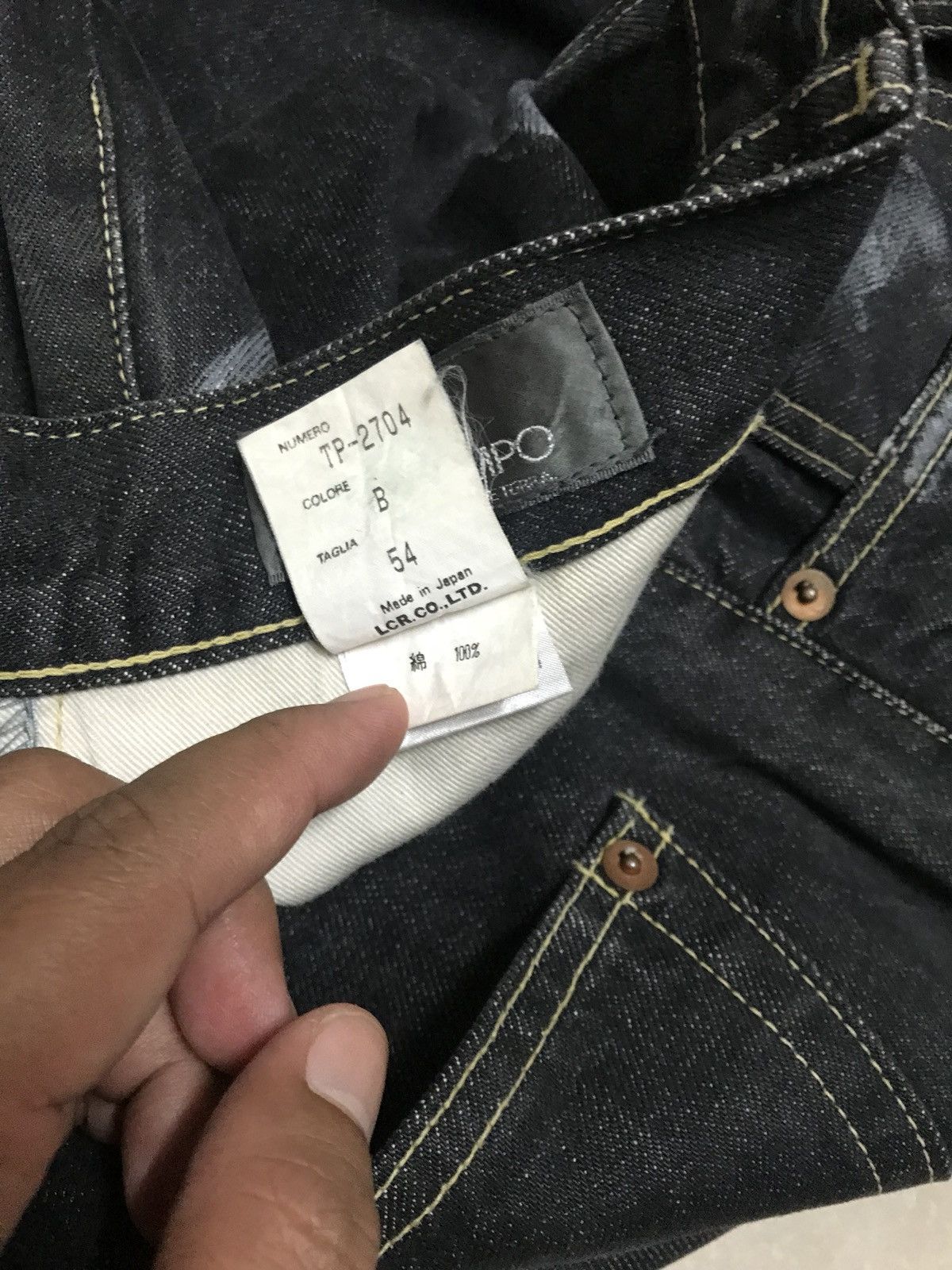 Japanese Brand SELVEDGE DENIM JAPANESE DESIGN BY TR’ COMPO RARE Size US 34 / EU 50 - 5 Thumbnail