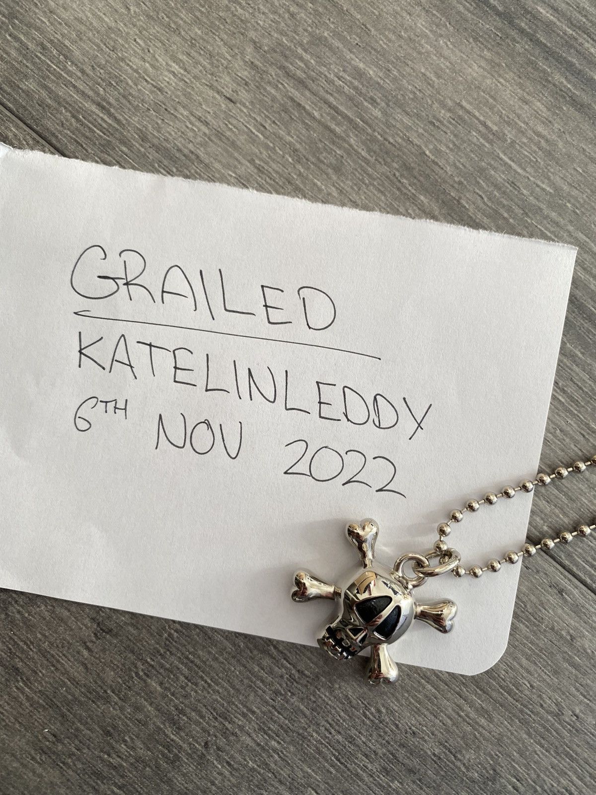 STUSSY SKULL NECKLACE 新品 メンズ