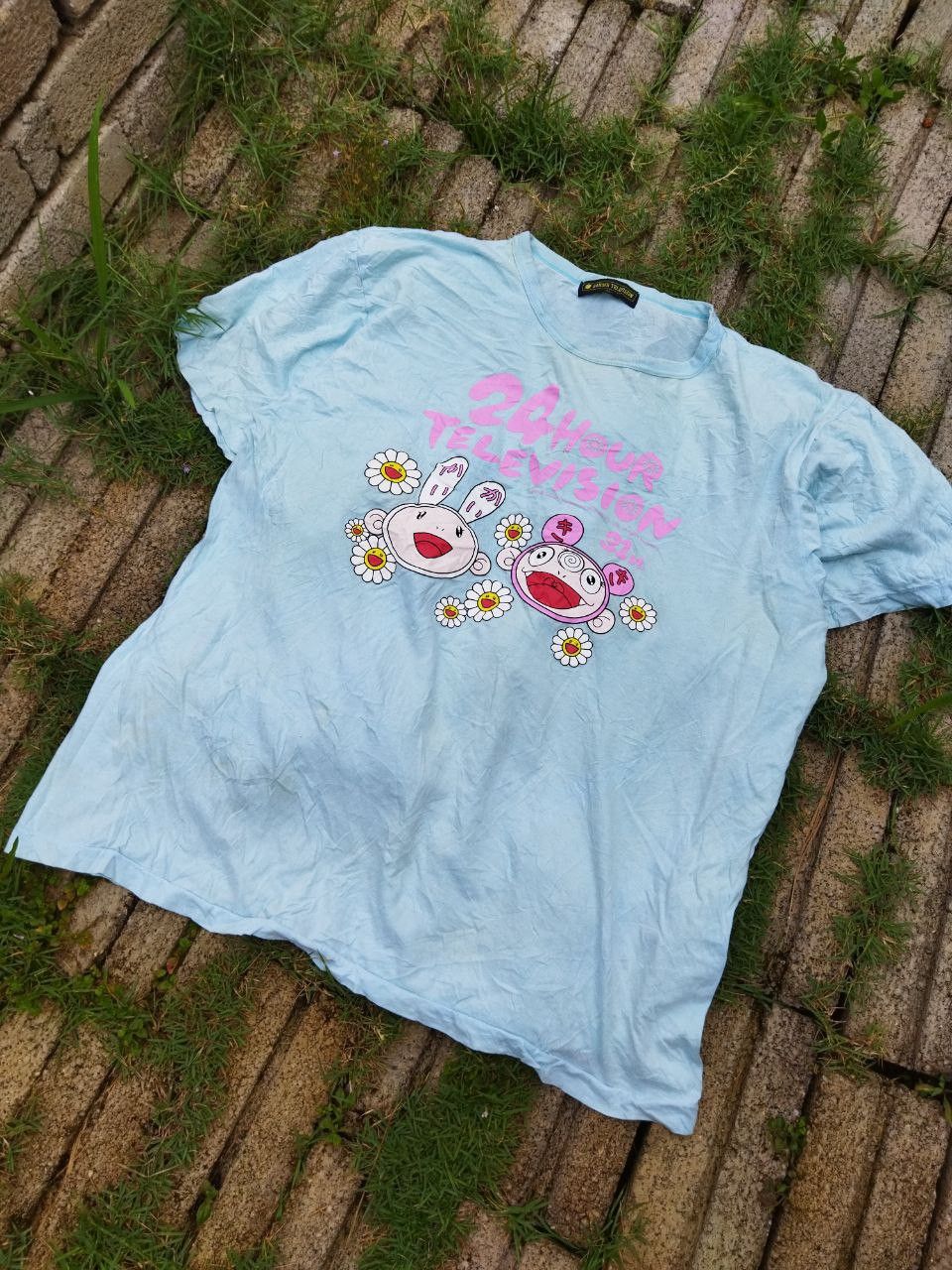 Japanese Brand Vintage 24Hour Television X Takashi Murakami Tees Size US L / EU 52-54 / 3 - 2 Thumbnail