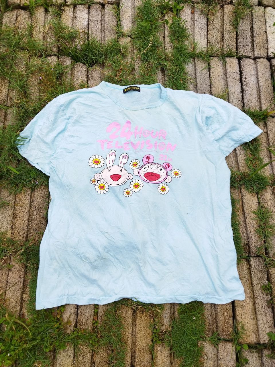 Japanese Brand Vintage 24Hour Television X Takashi Murakami Tees Size US L / EU 52-54 / 3 - 1 Thumbnail