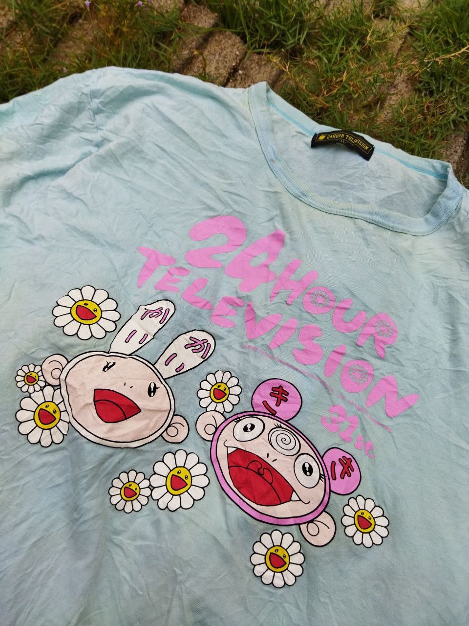 Japanese Brand Vintage 24Hour Television X Takashi Murakami Tees Size US L / EU 52-54 / 3 - 3 Thumbnail