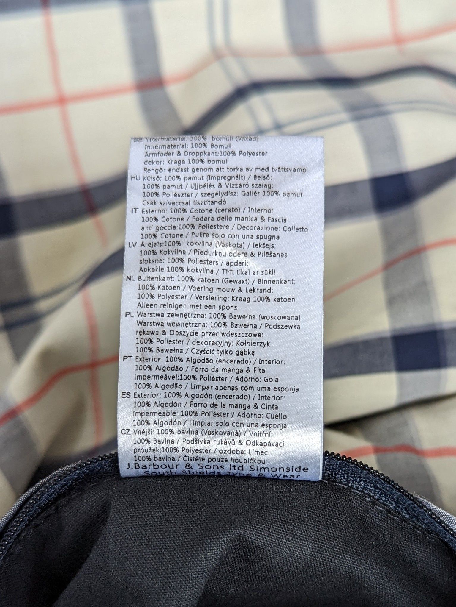 Barbour Barbour Blantyre Wax Jacket Summer Tartan Black EnglandStyle Size L / US 10 / IT 46 - 17 Thumbnail