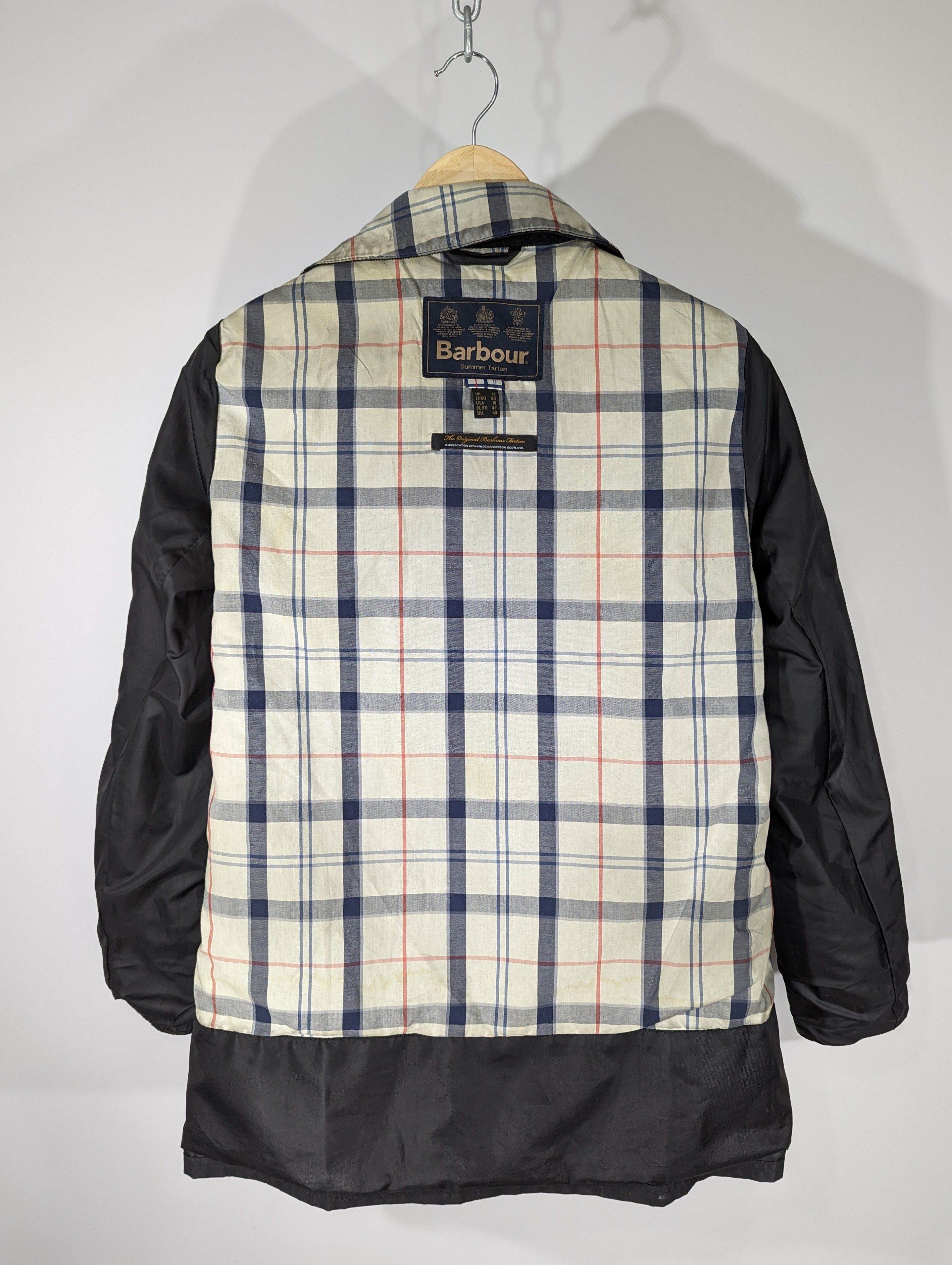Barbour Barbour Blantyre Wax Jacket Summer Tartan Black EnglandStyle Size L / US 10 / IT 46 - 12 Thumbnail