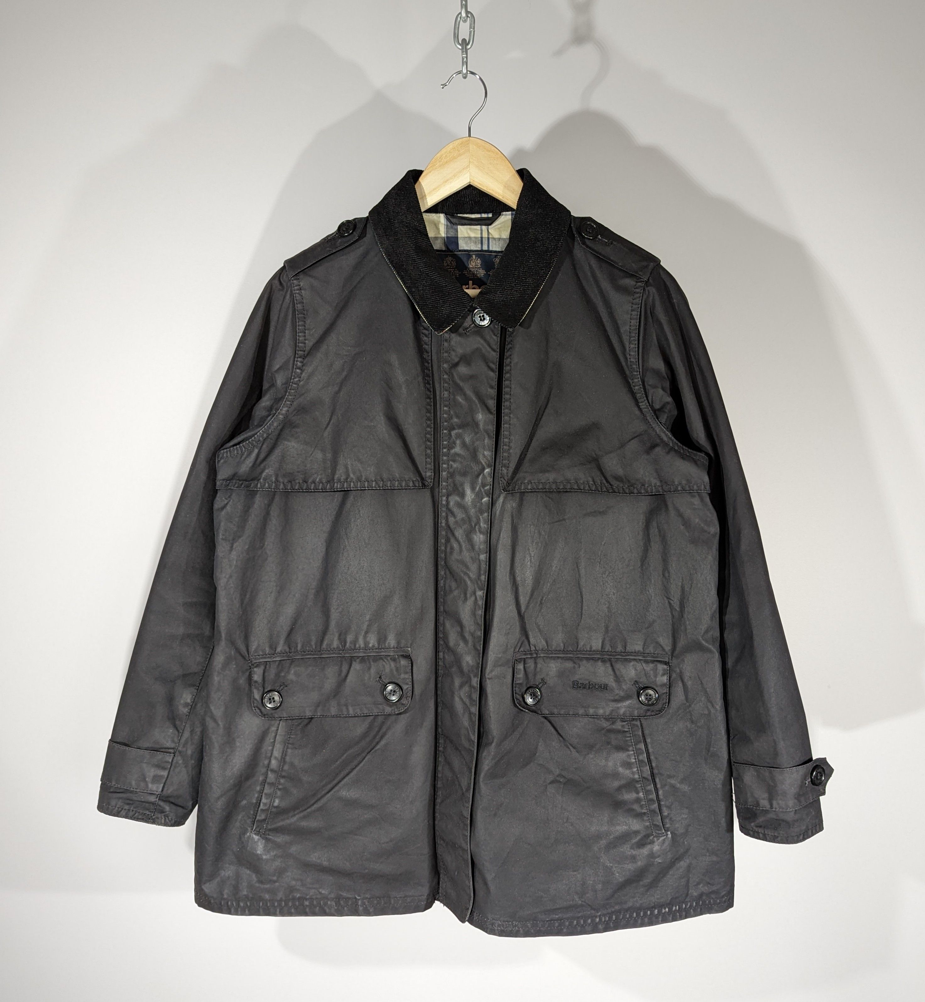 Barbour Barbour Blantyre Wax Jacket Summer Tartan Black EnglandStyle Size L / US 10 / IT 46 - 2 Thumbnail