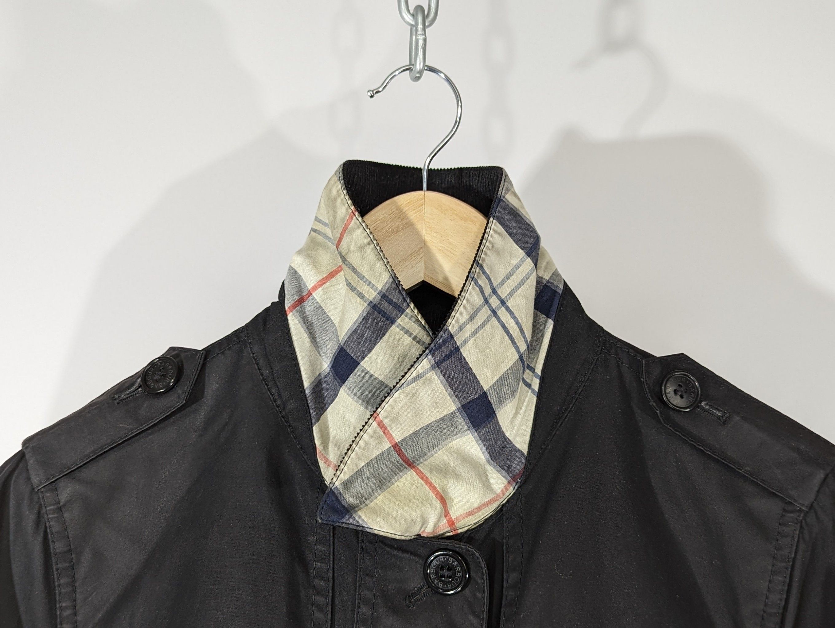 Barbour Barbour Blantyre Wax Jacket Summer Tartan Black EnglandStyle Size L / US 10 / IT 46 - 6 Thumbnail