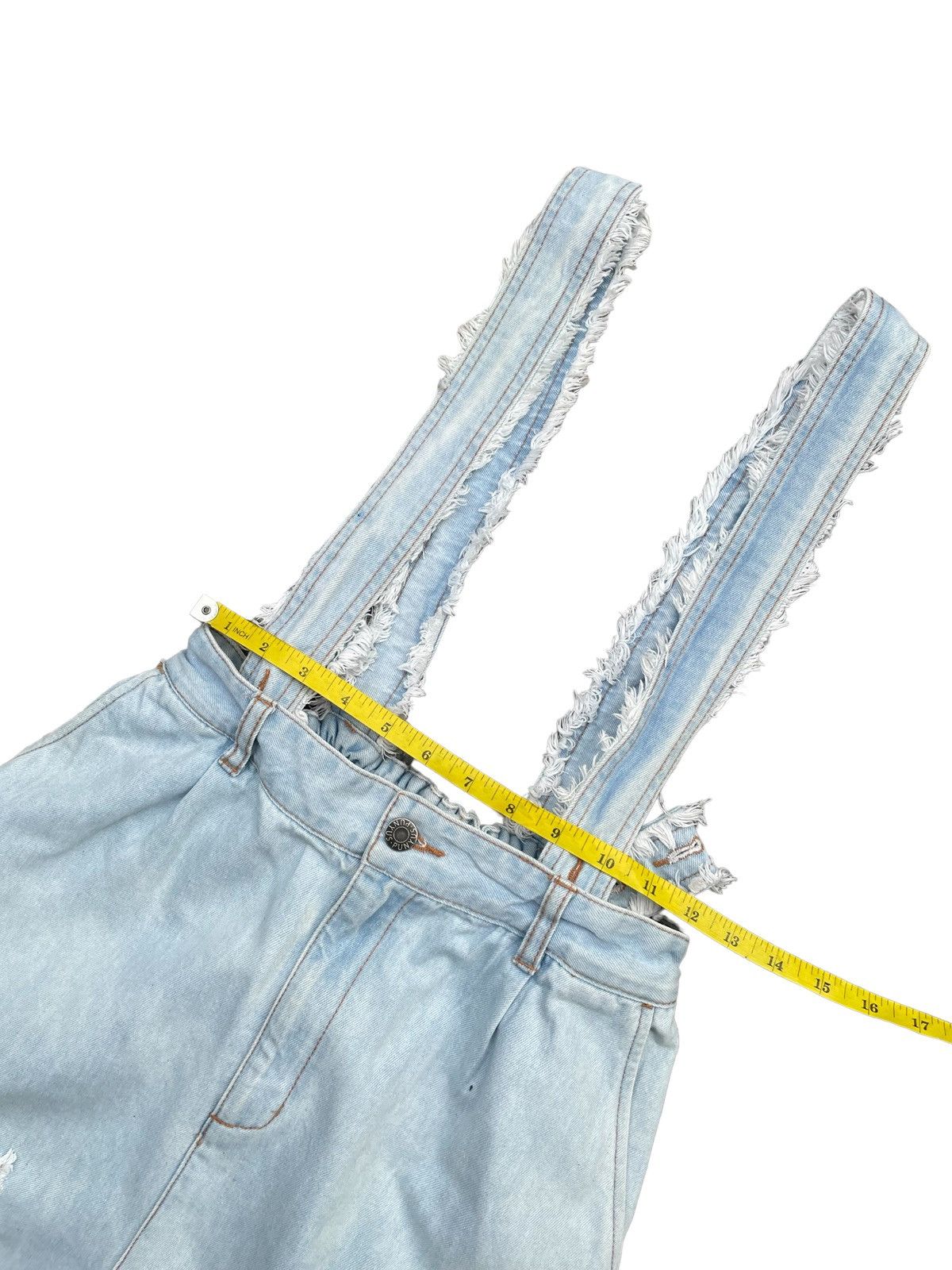 Japanese Brand Japanese Punyus Distresed Denim Size 26" / US 2 / IT 38 - 2 Thumbnail