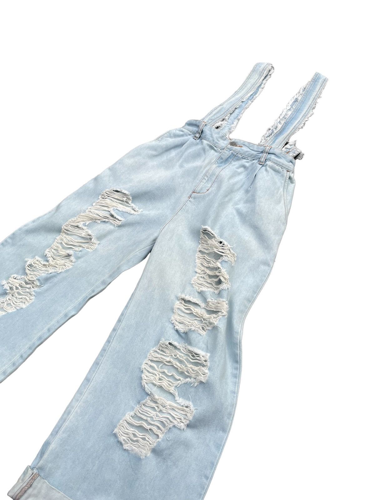 Japanese Brand Japanese Punyus Distresed Denim Size 26" / US 2 / IT 38 - 4 Thumbnail