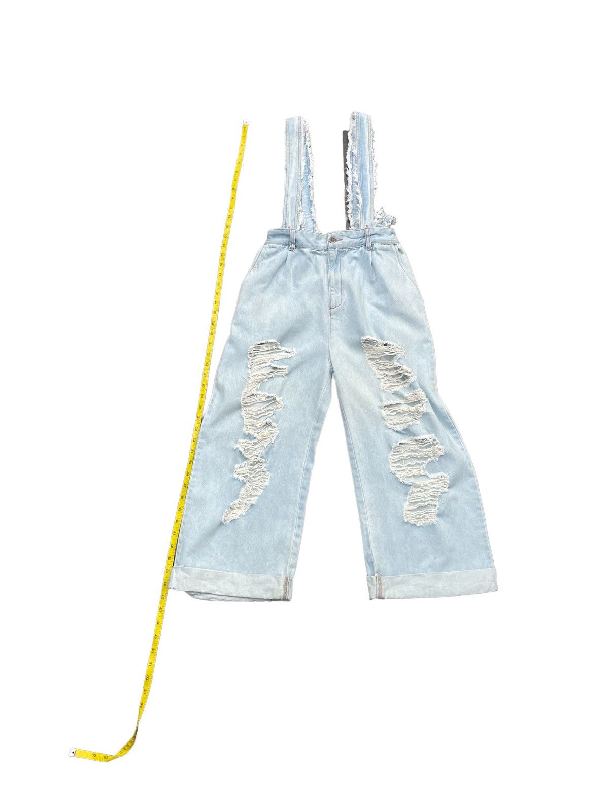 Japanese Brand Japanese Punyus Distresed Denim Size 26" / US 2 / IT 38 - 3 Thumbnail