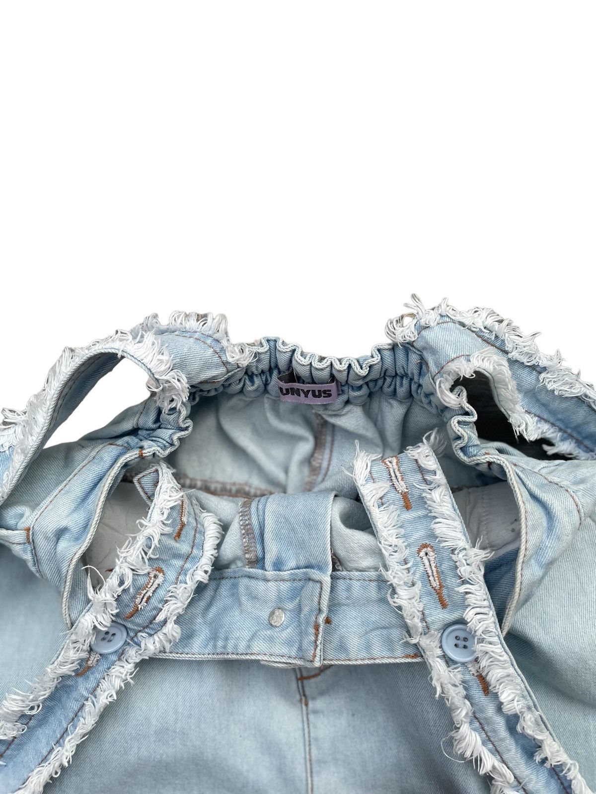 Japanese Brand Japanese Punyus Distresed Denim Size 26" / US 2 / IT 38 - 7 Thumbnail