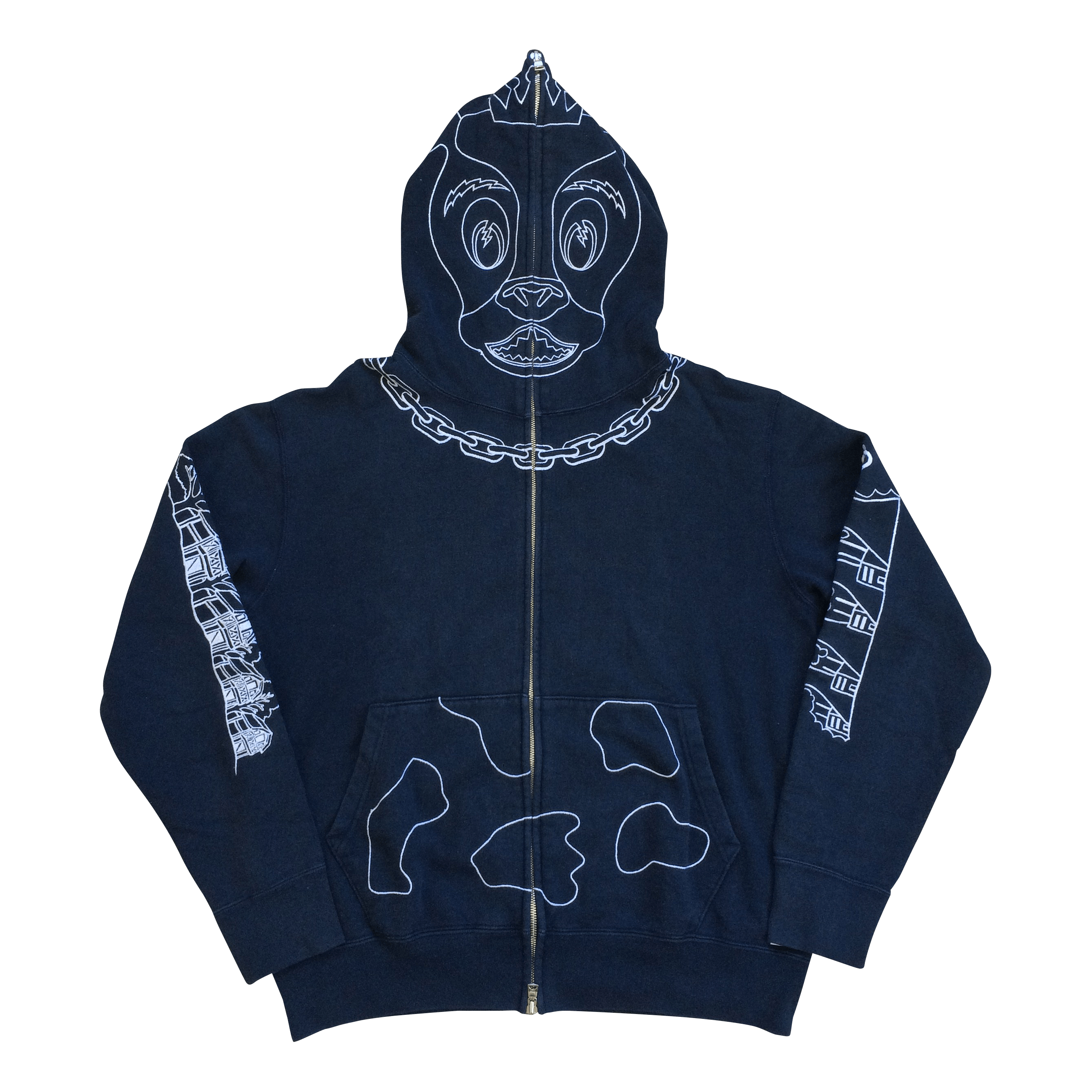 Bape OG Bape Aoyama Royal Cow Full Zip Hoodie Size US S / EU 44-46 / 1 - 1 Thumbnail