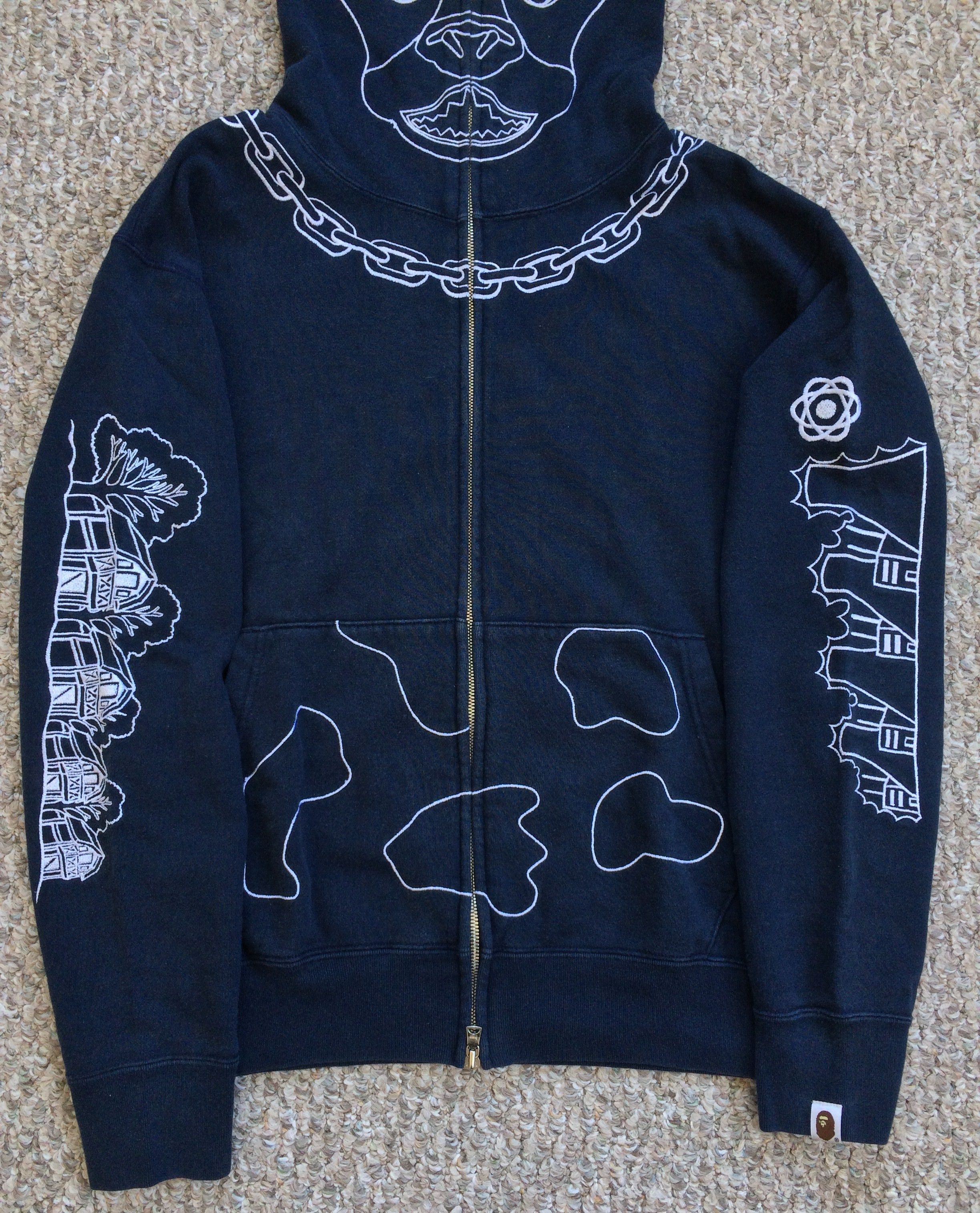 Bape OG Bape Aoyama Royal Cow Full Zip Hoodie Size US S / EU 44-46 / 1 - 2 Thumbnail