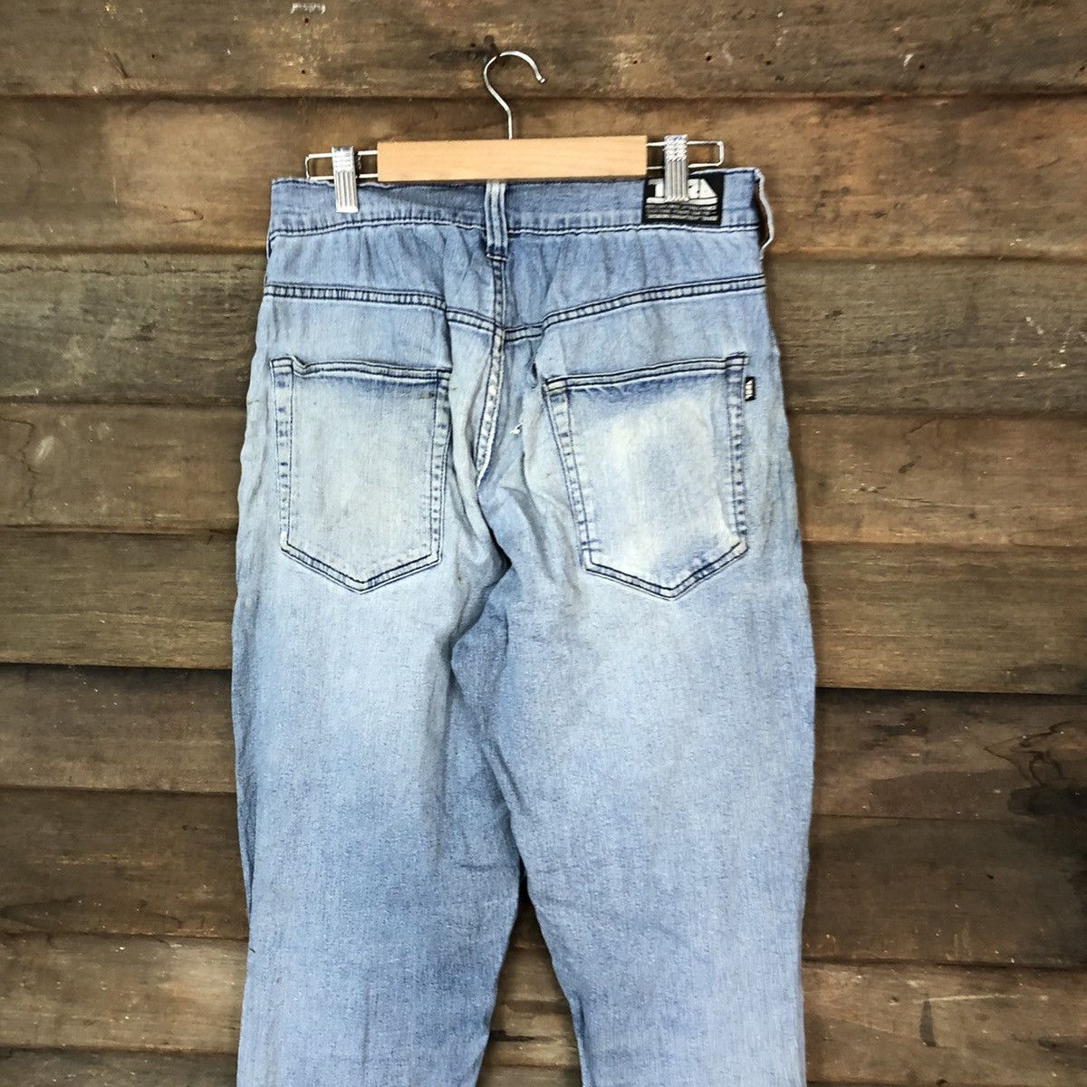Japanese Brand Tora japan vintage Blue Distressed Denim Pants #5087 Size US 30 / EU 46 - 11 Thumbnail