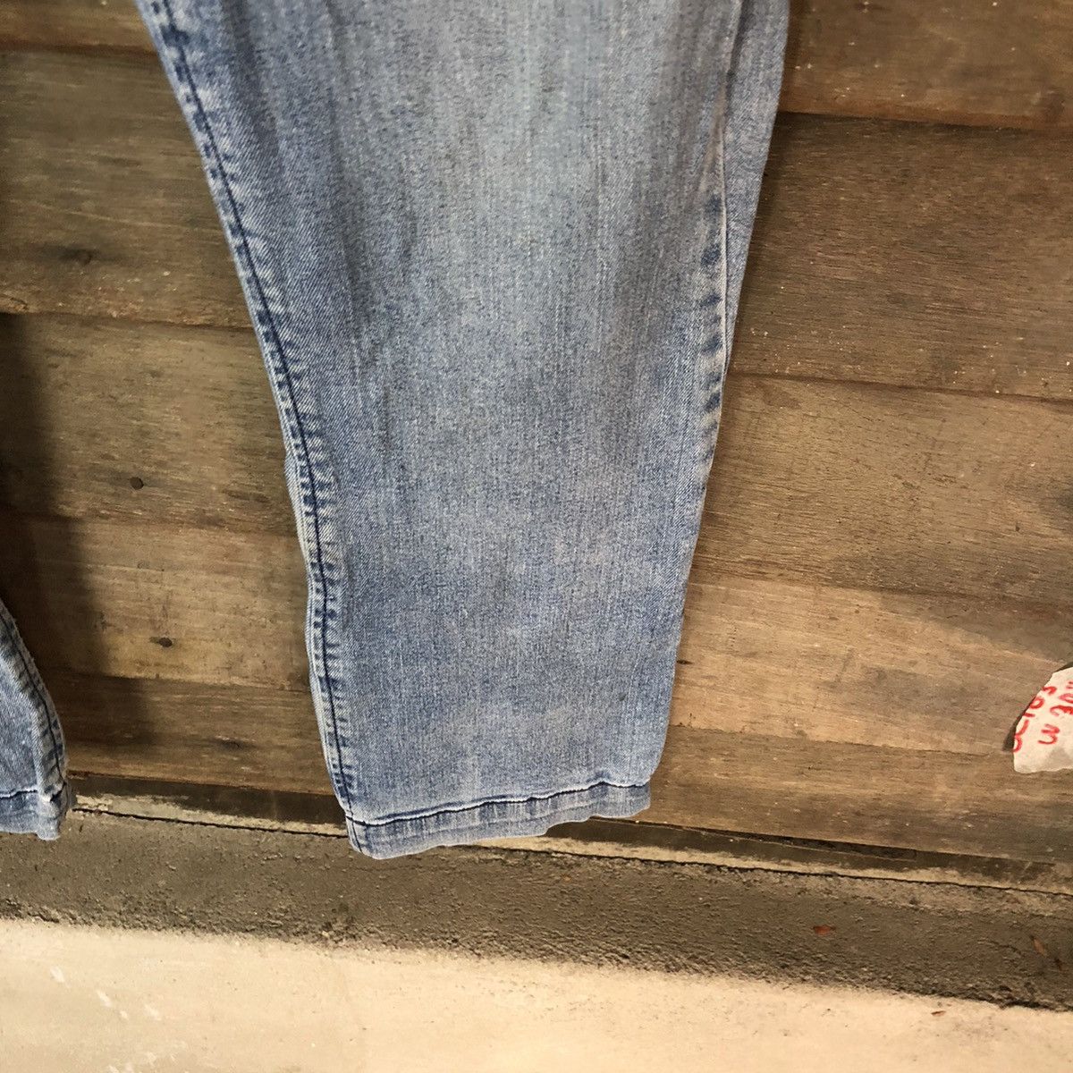 Japanese Brand Tora japan vintage Blue Distressed Denim Pants #5087 Size US 30 / EU 46 - 9 Thumbnail