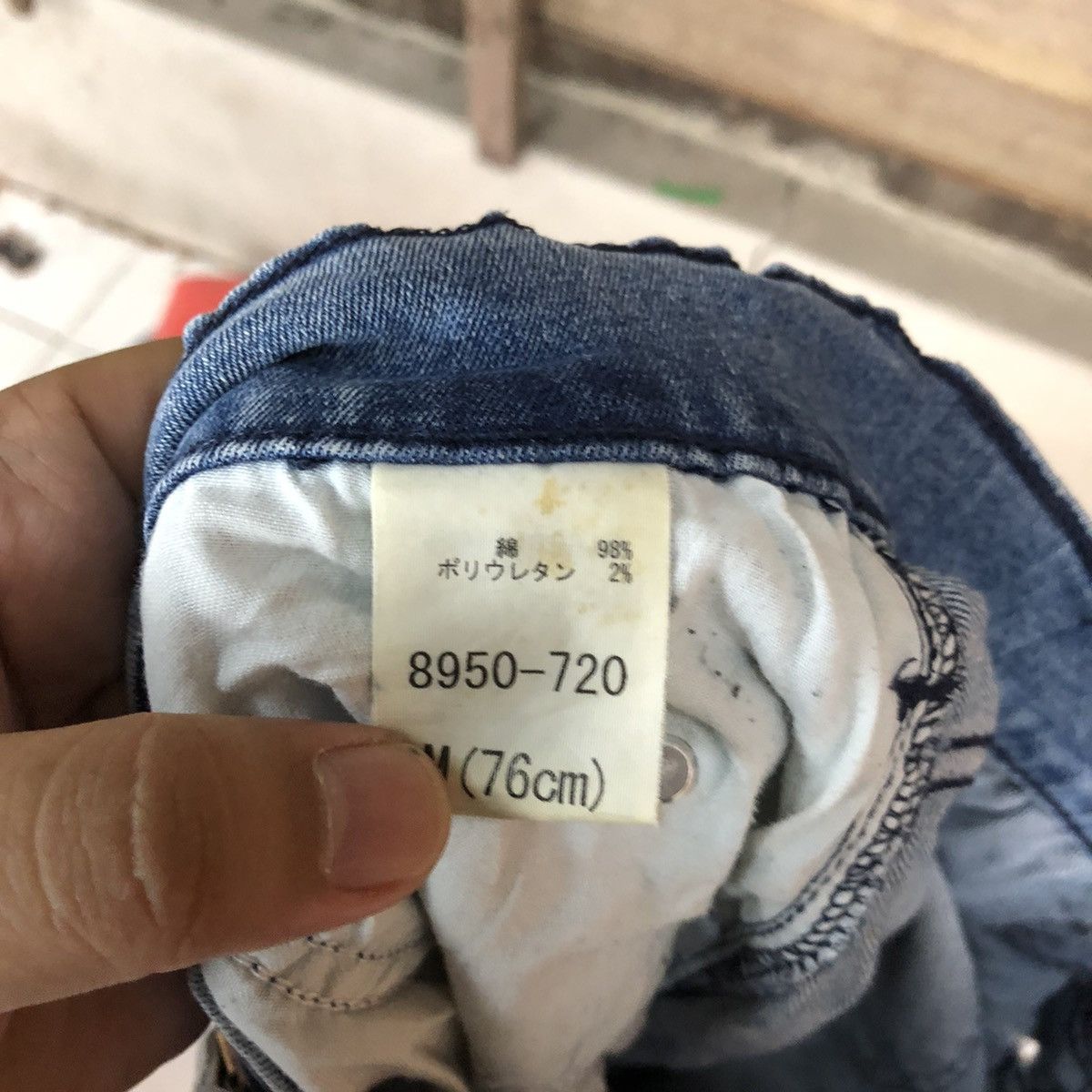 Japanese Brand Tora japan vintage Blue Distressed Denim Pants #5087 Size US 30 / EU 46 - 17 Thumbnail