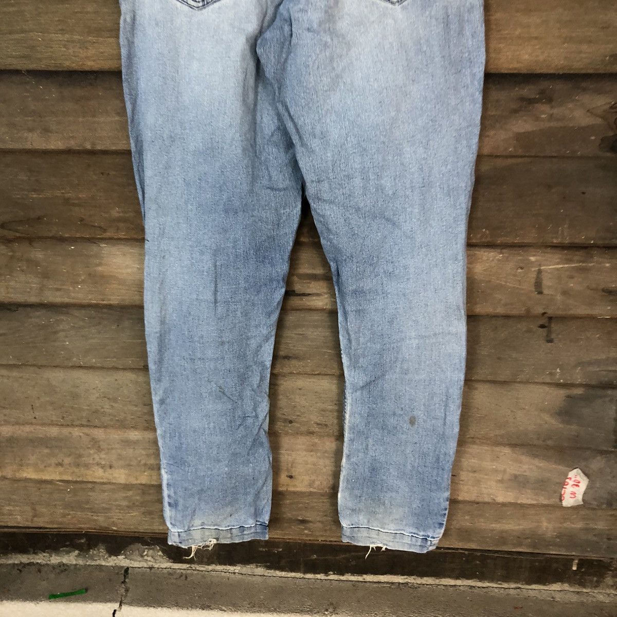 Japanese Brand Tora japan vintage Blue Distressed Denim Pants #5087 Size US 30 / EU 46 - 12 Thumbnail