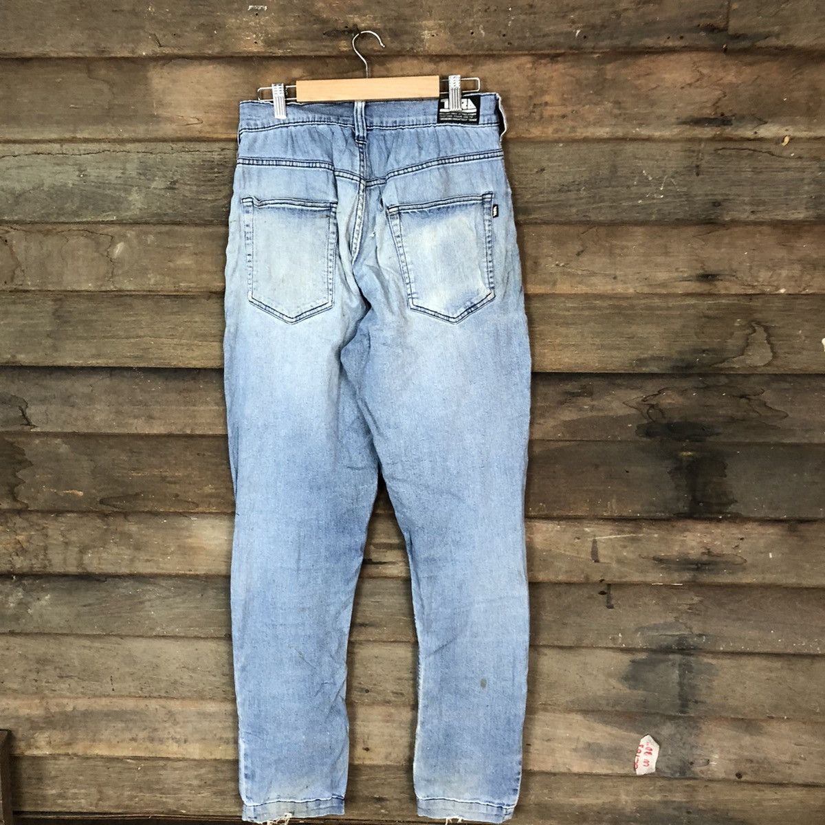 Japanese Brand Tora japan vintage Blue Distressed Denim Pants #5087 Size US 30 / EU 46 - 10 Thumbnail