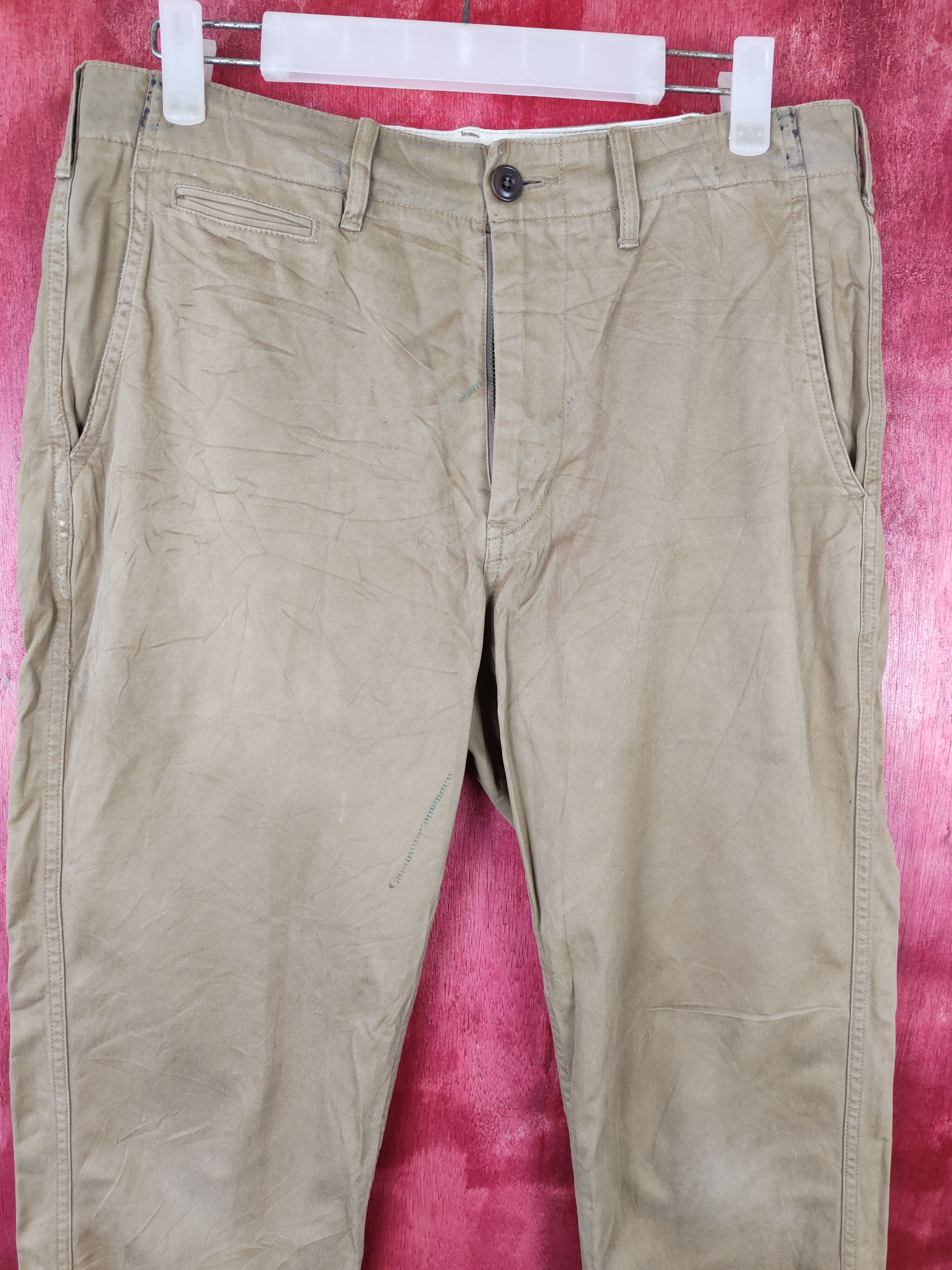 Japanese Brand Uniqlo Brown japan casual Cargo Pants #S392 Size US 30 / EU 46 - 2 Thumbnail