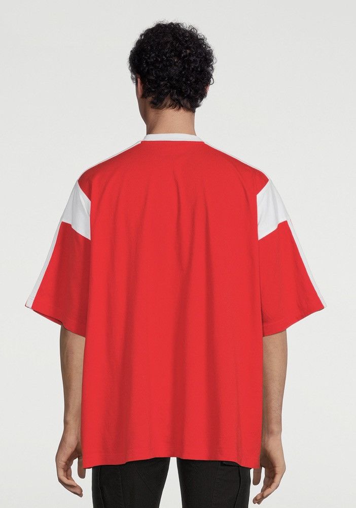 Balenciaga Balenciaga oversized red jersey T shirt | Grailed