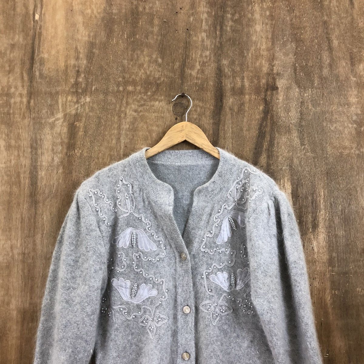 Japanese Brand Japanese Brand Art Cardigan Grey Knitwear #157 Size US M / EU 48-50 / 2 - 2 Thumbnail