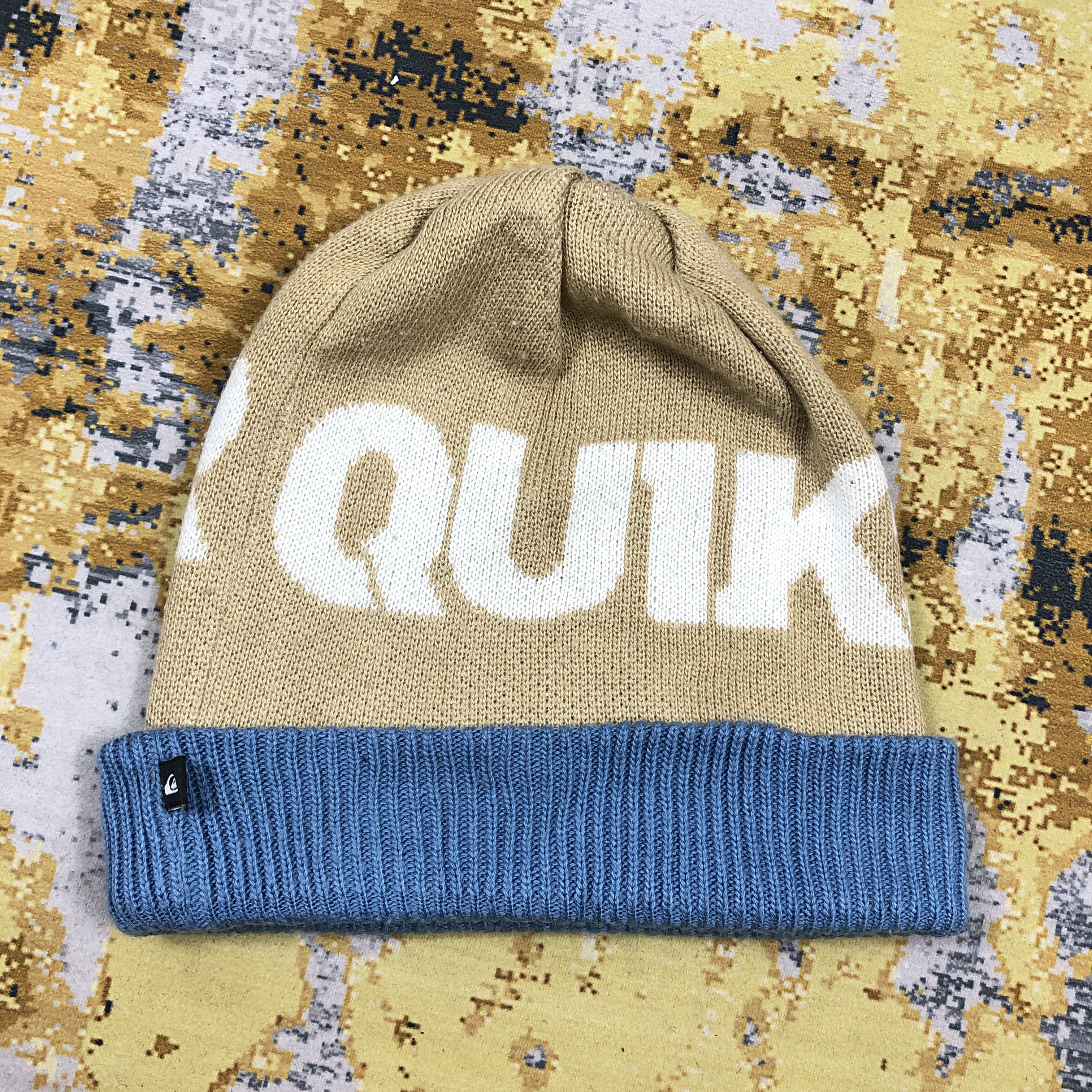 Quiksilver × Vintage Vintage Quiksilver Surfboard Beanie Hat B2225 Size ONE SIZE - 4 Thumbnail
